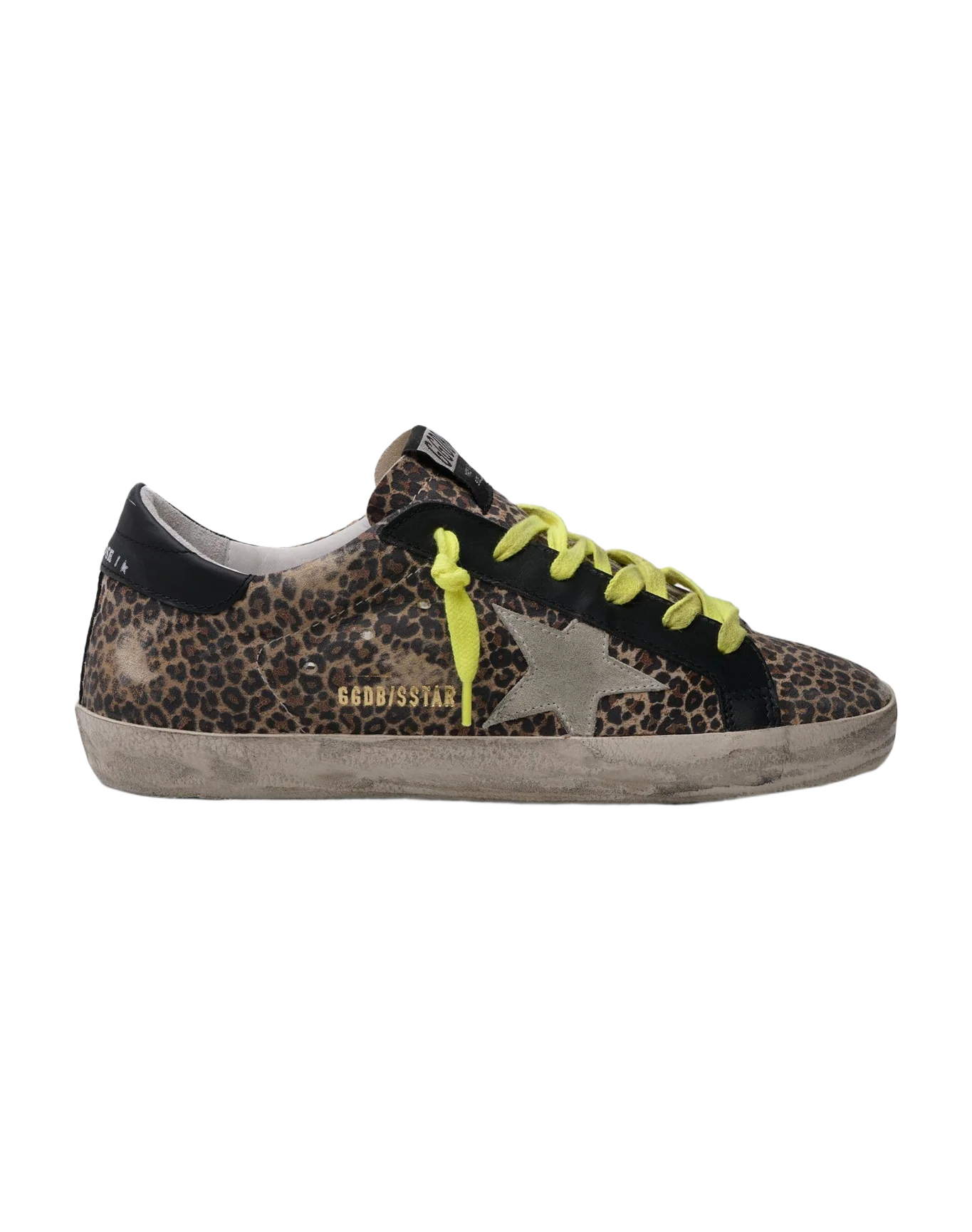 Women | Super-Star Leopard Suede Upper Suede Star Leather | Beige Brown Leo x Ice x Black - Image 4