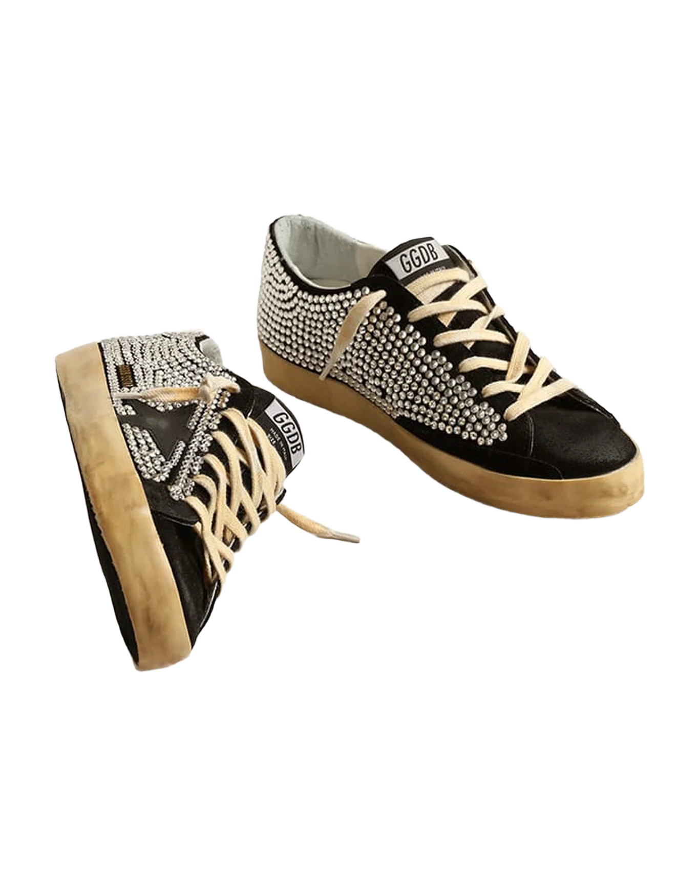 Women | Super-Star Ltd with Swarovski Crystals & Black Leather Star | Black - Image 6