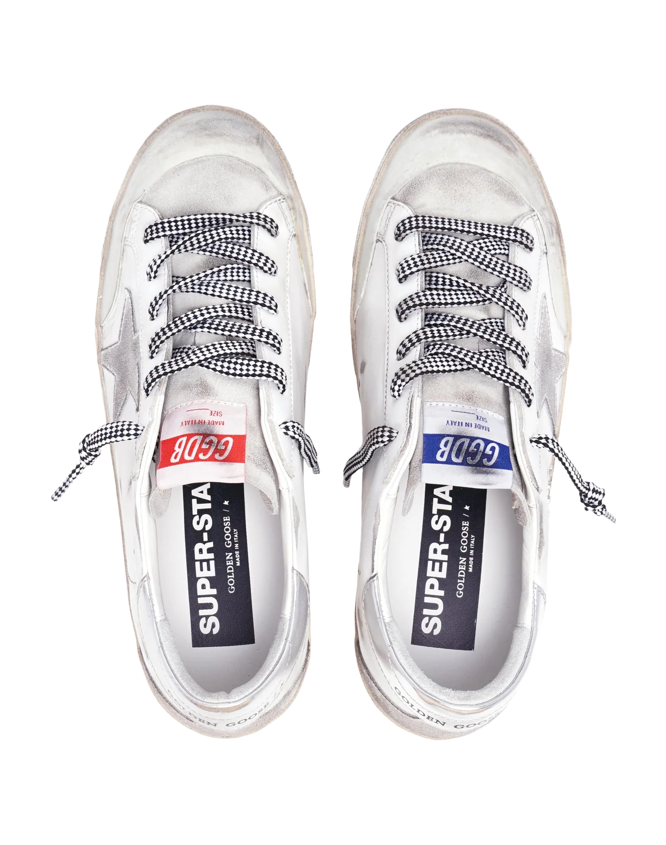Women | Super-Star Penstar with Grey Star & Silver Heel Tab | White x Ice x Silver - Image 4