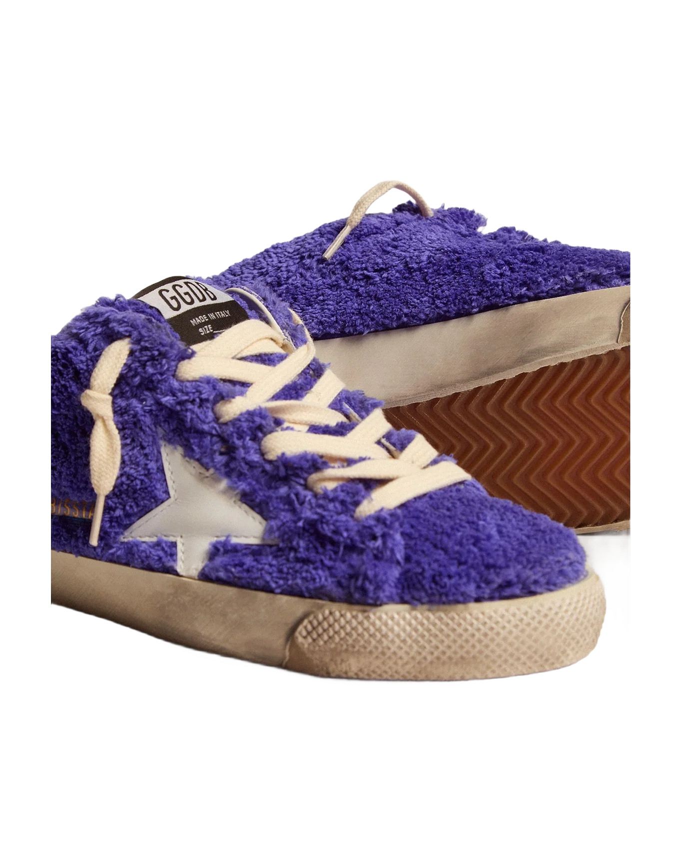 Women | Super-Star Sabot Royal Blue Terry with White Star | Royal Blue x White - Image 5