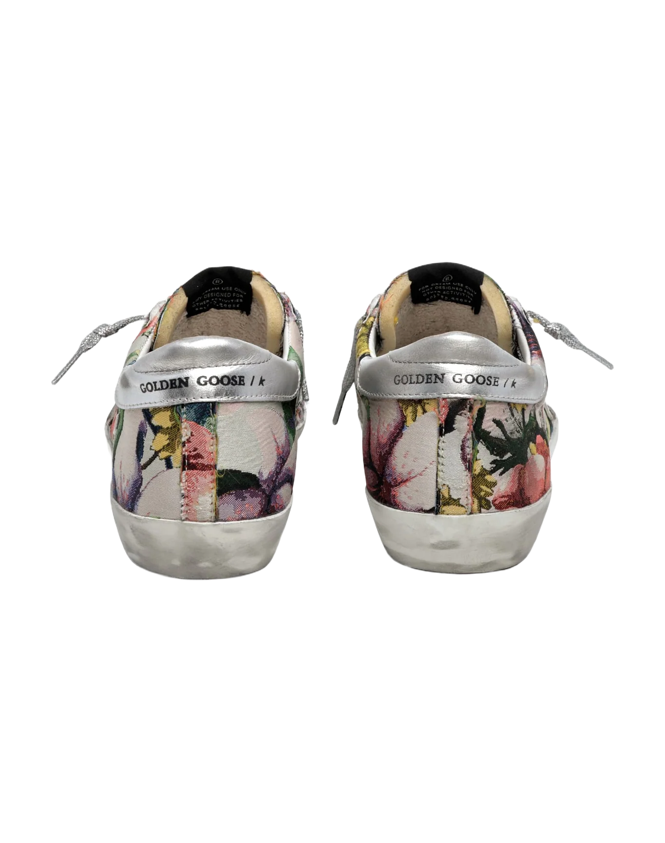 Women | Super-Star Sneakers Floral-Print Jacquard | Multicolor x White x Silver - Image 6