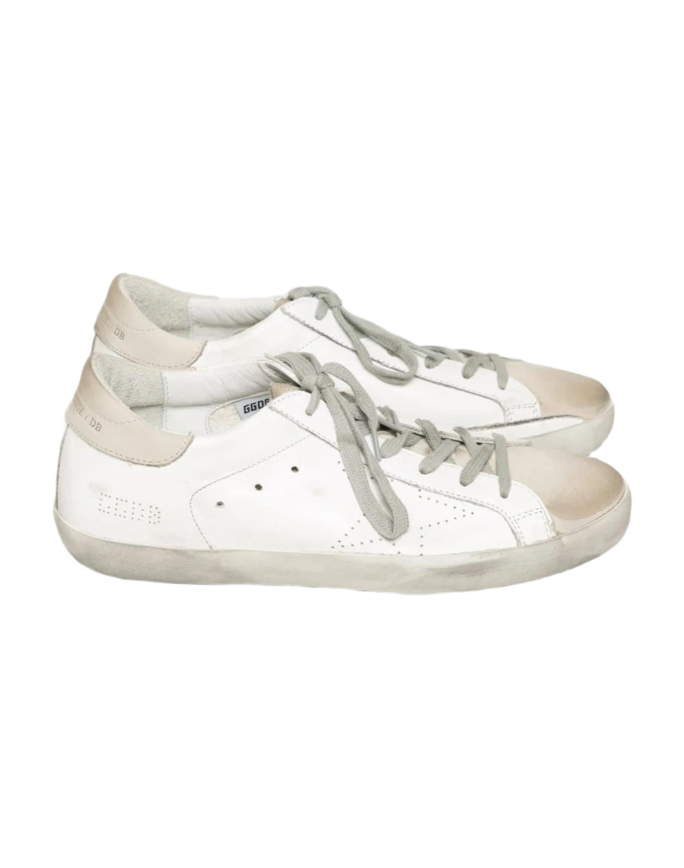 Women | Super-Star Sneakers Leather & Suede with Openwork Star (V1)
