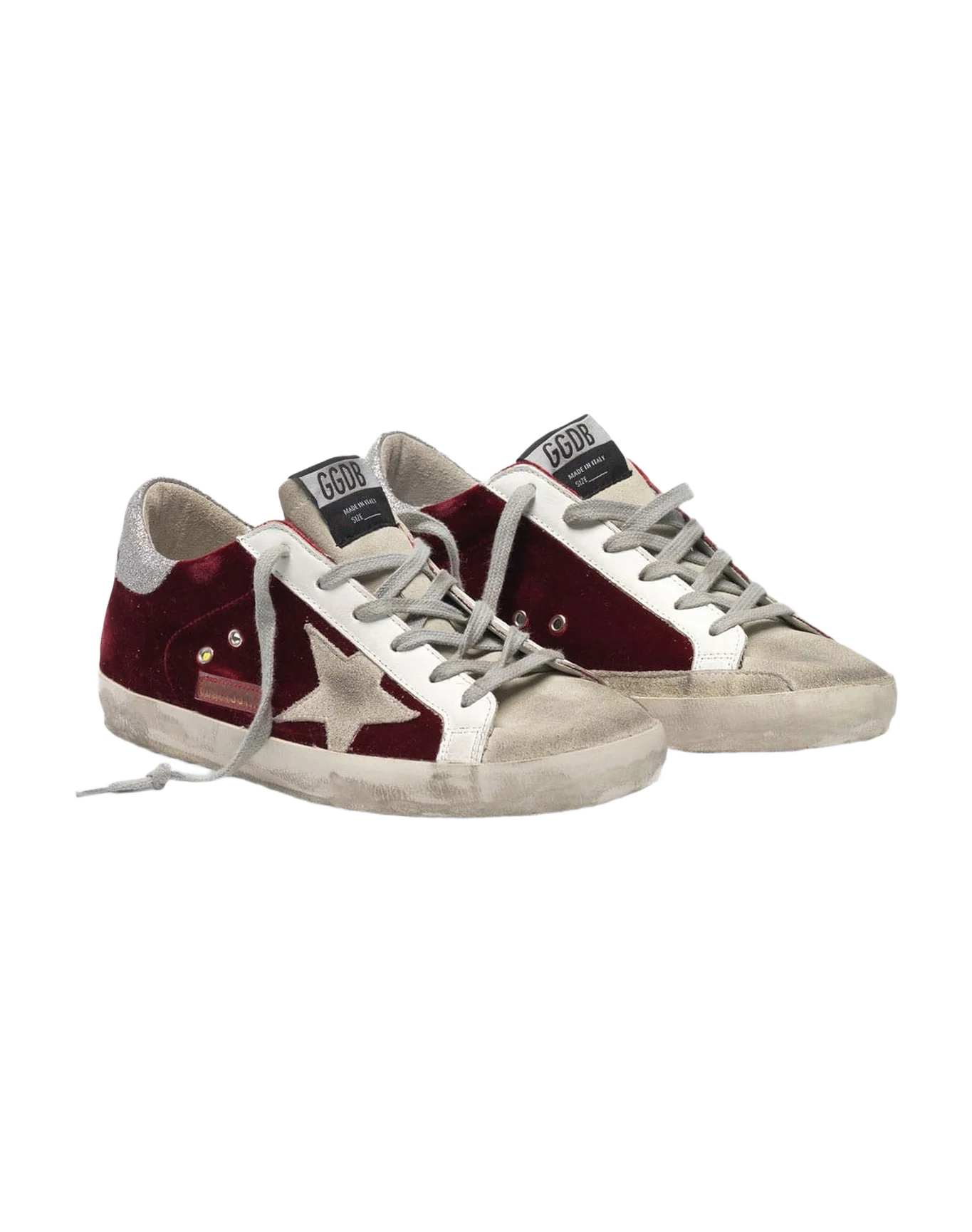 Women | Super-Star Sneakers Velvet with Glittery Heel Tab - Image 4