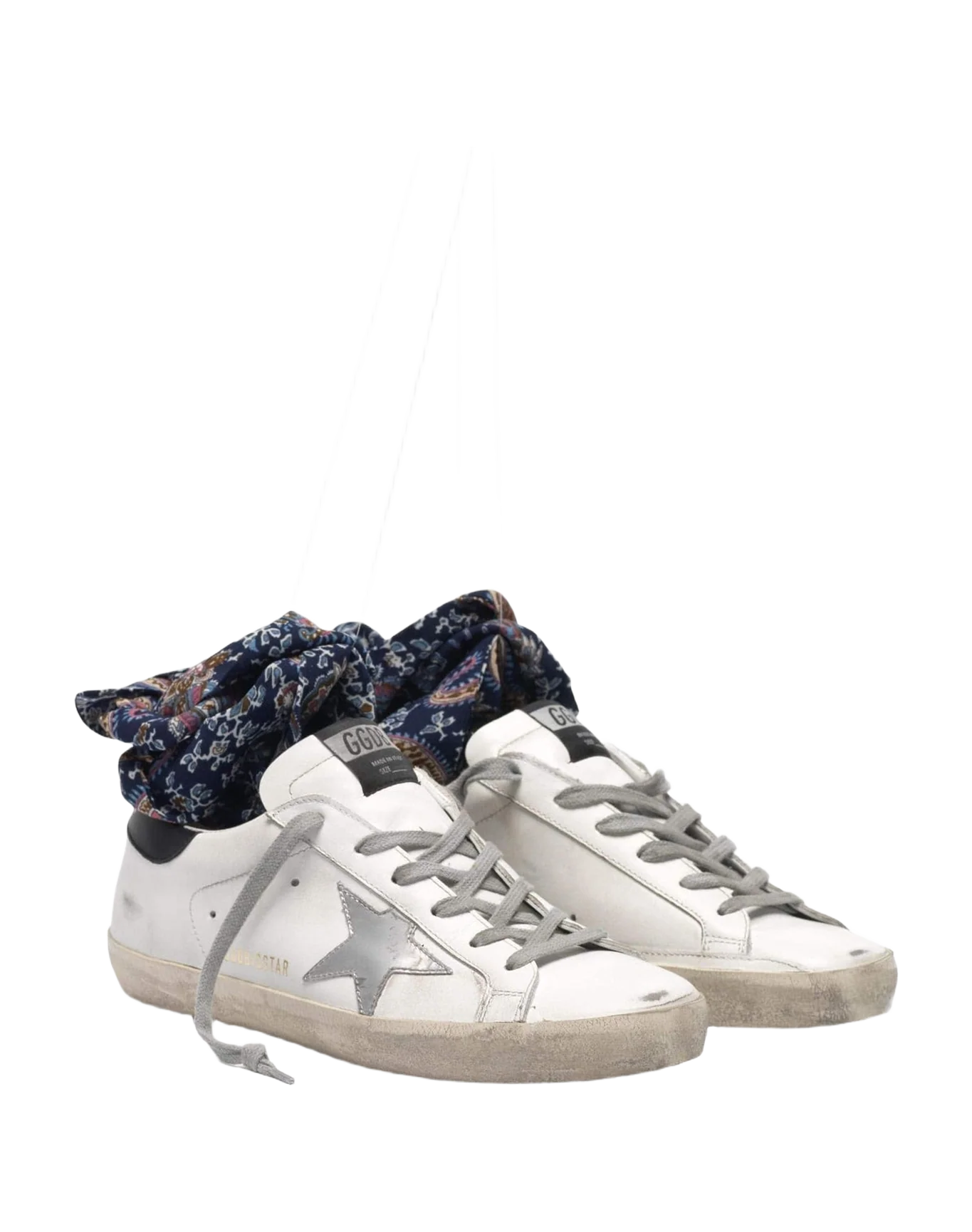 Women | Super-Star Sneakers with Bandana Insert On The Ankle