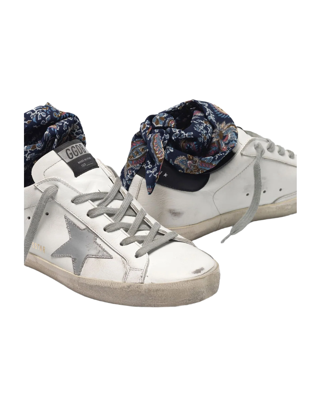 Women | Super-Star Sneakers with Bandana Insert On The Ankle - Image 2