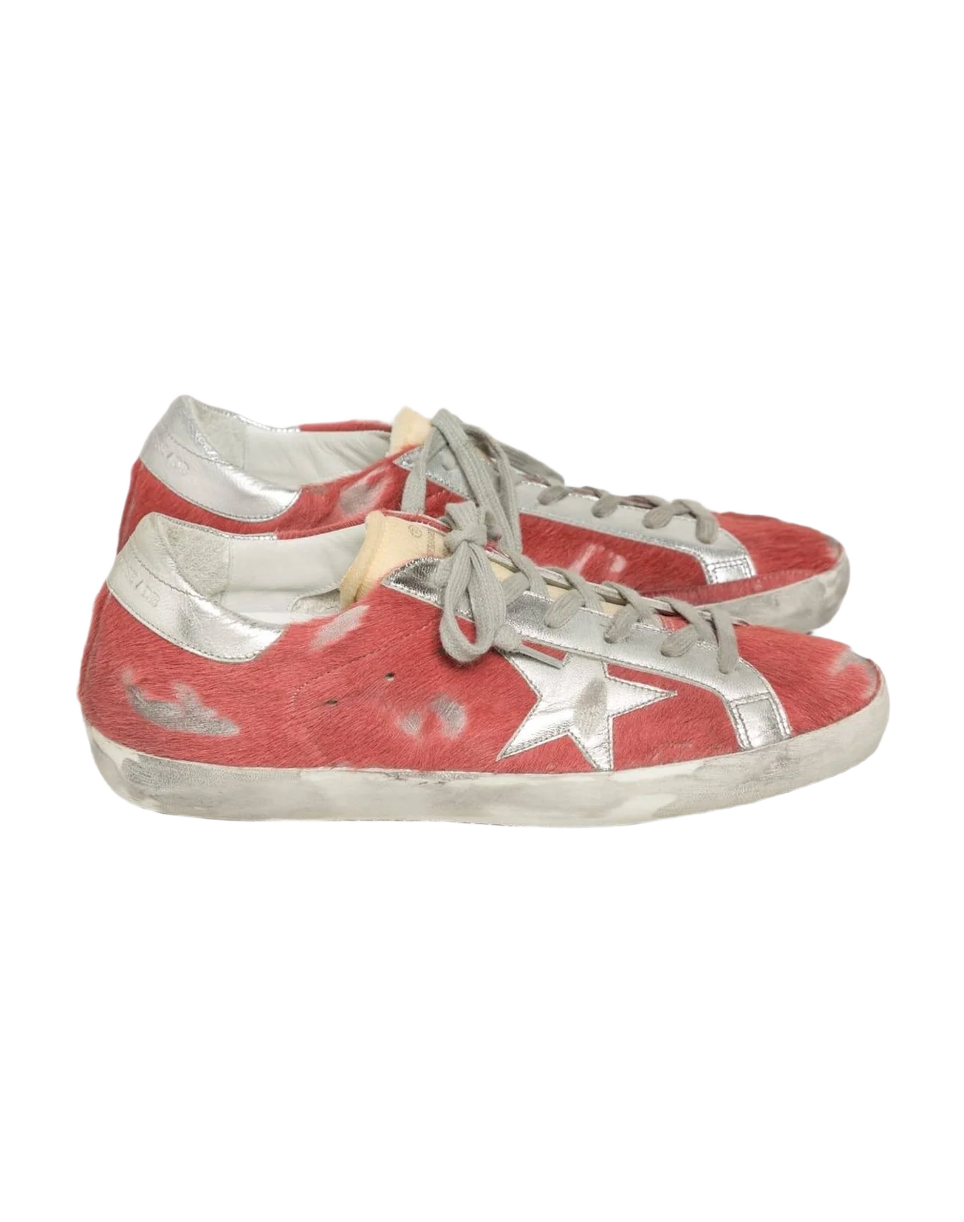 Women | Super-Star Sneakers with Pink Horsy-Silver Star
