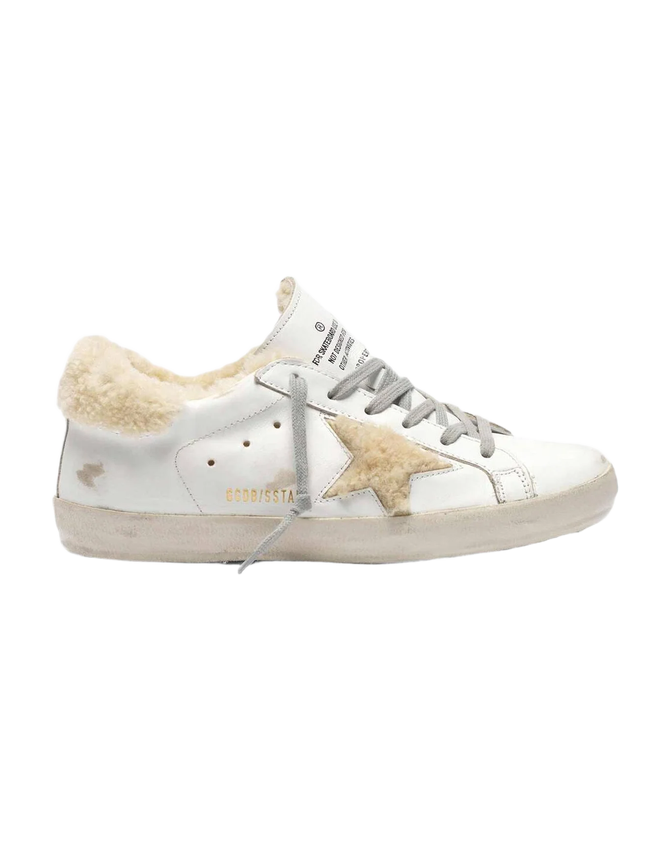 Women | Super-Star Sneakers with Shearling Inserts (V1) - Image 4