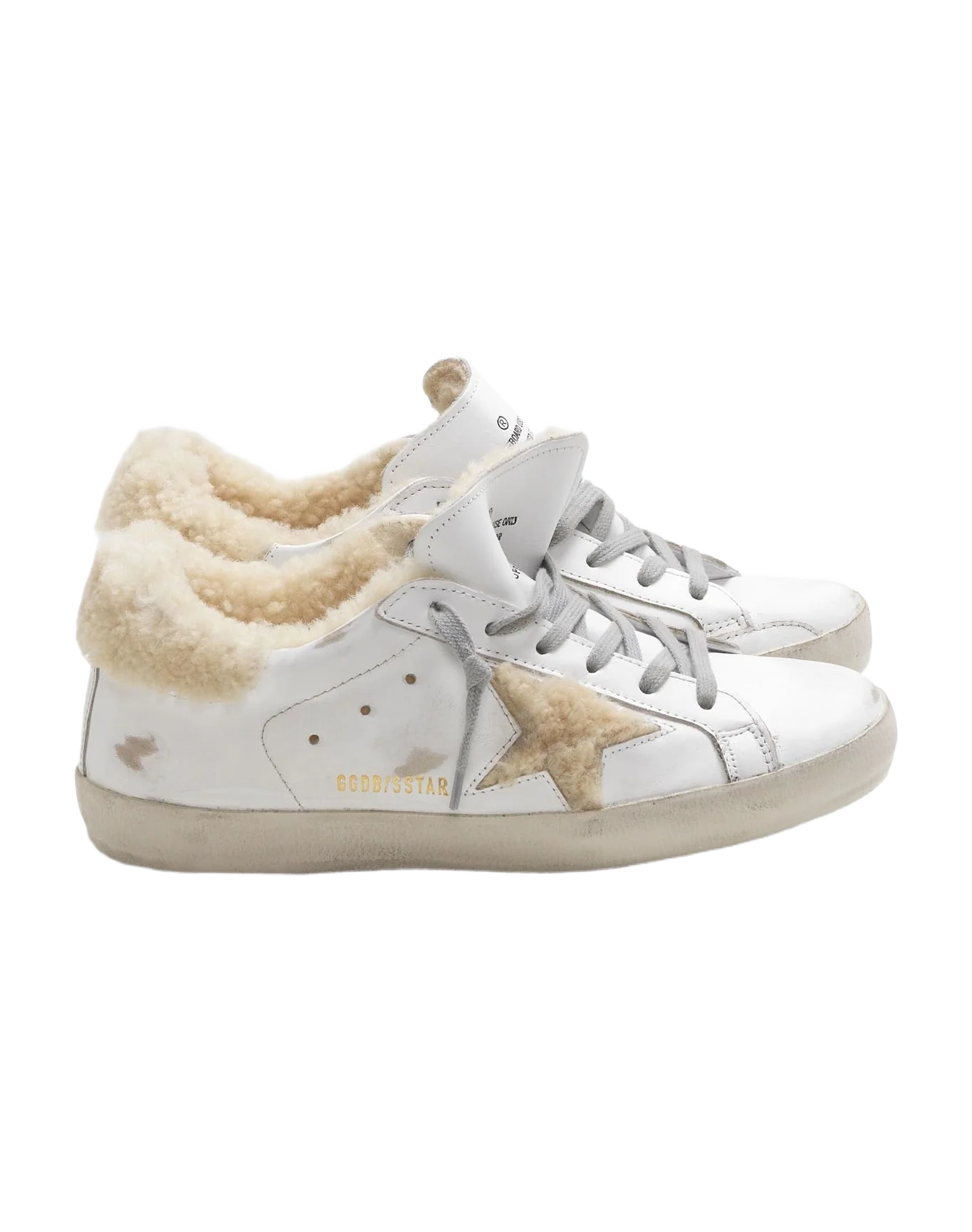 Women | Super-Star Sneakers with Shearling Inserts (V1) - Image 5