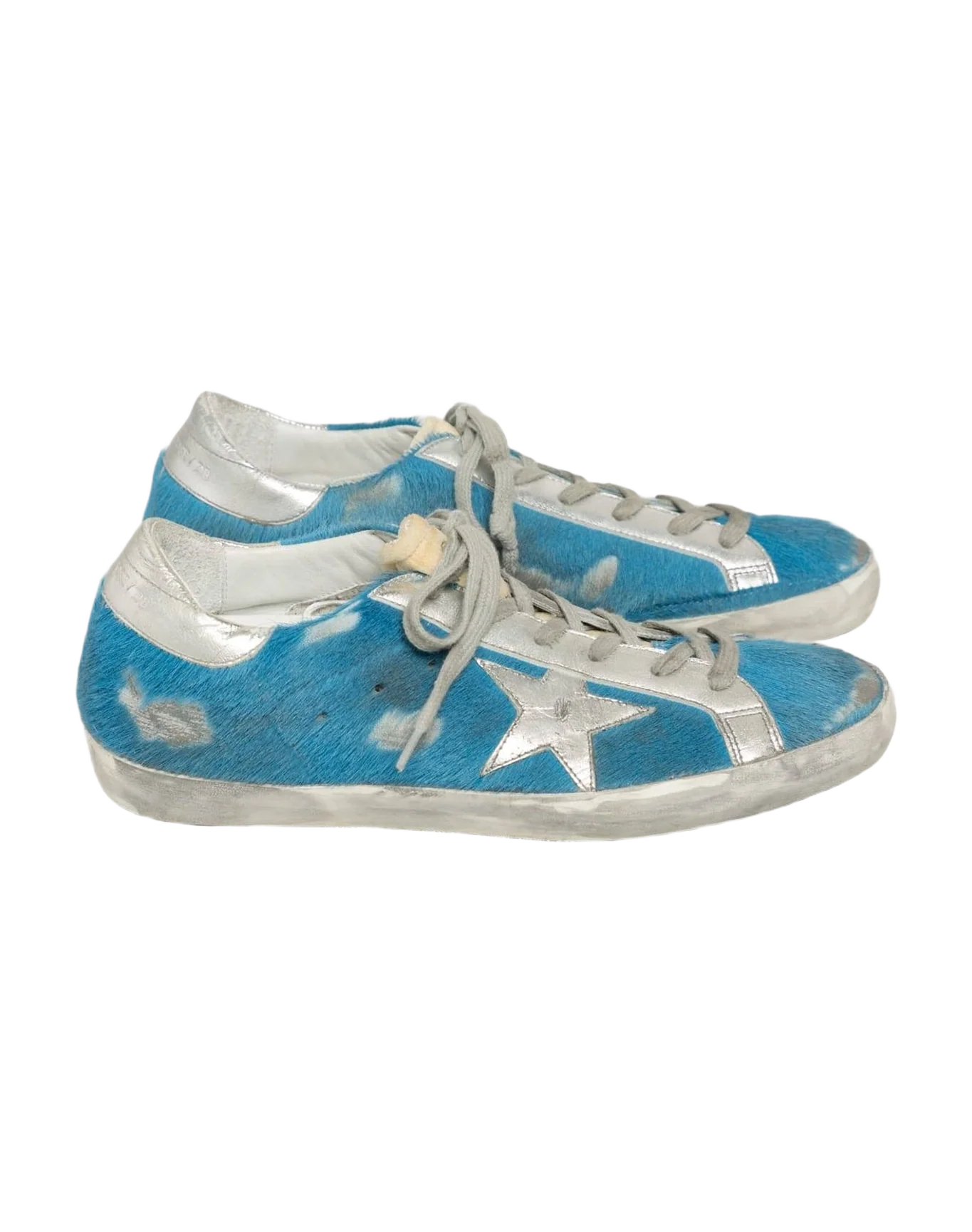 Women | Super-Star Sneakers with Sky Horsy-Silver Star