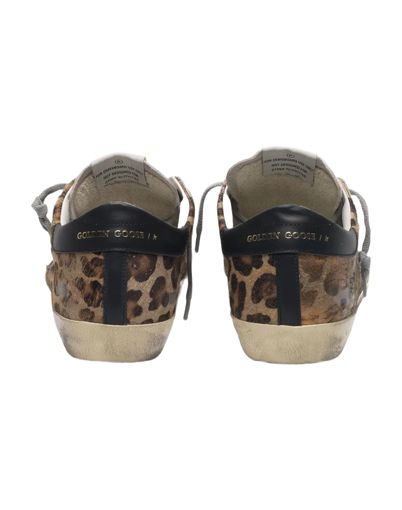 Women | Super-Star Sneakers with Snow Leopard-Black Star - Image 3