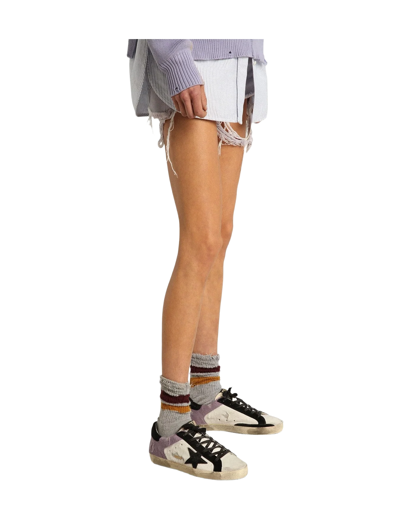 Women | Super-Star White & Lilac Pony Skin | White x Black x Lilac