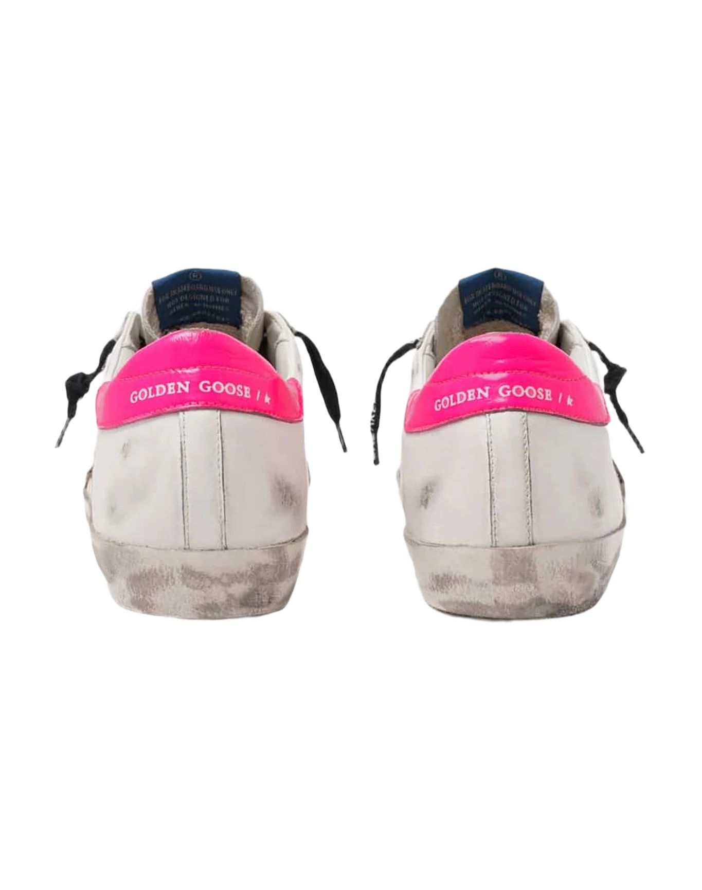 Women | Super-Star with Leo Horshy Star & Fuchsia Heel | Ice x White x Brown Leo x Fuchsia Fluo - Image 2