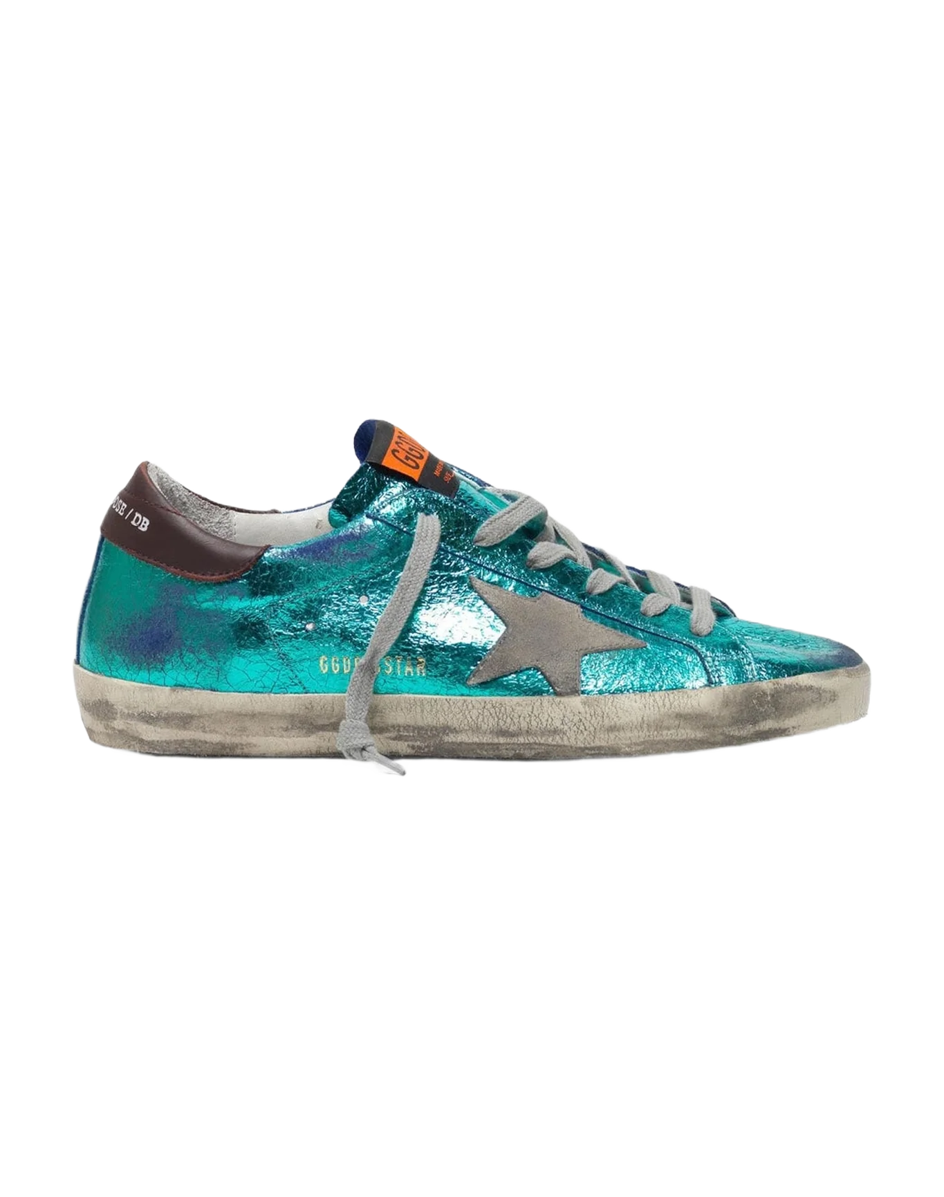 Women | Superstar Sneakers Crackle Effect Leather