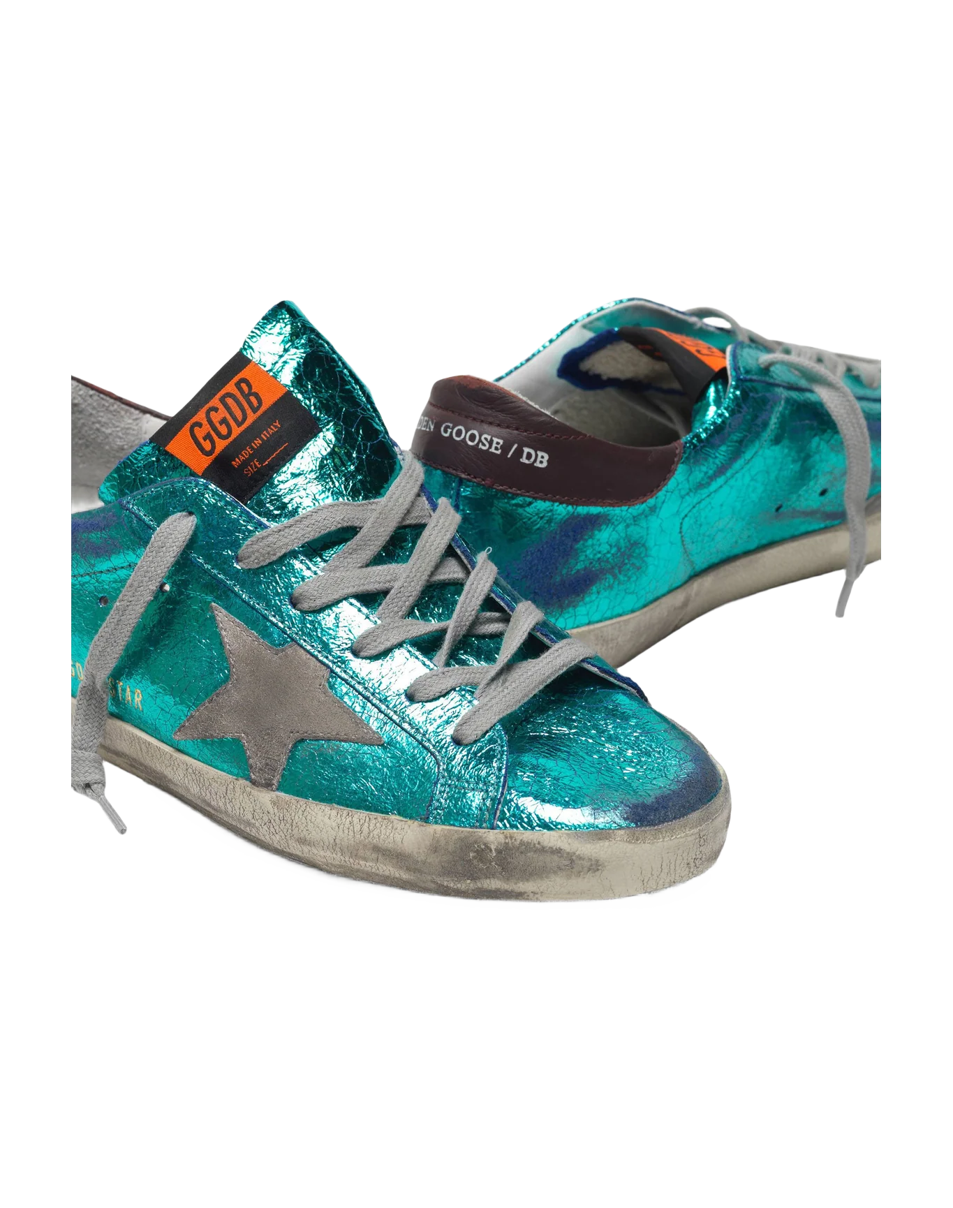 Women | Superstar Sneakers Crackle Effect Leather - Image 2