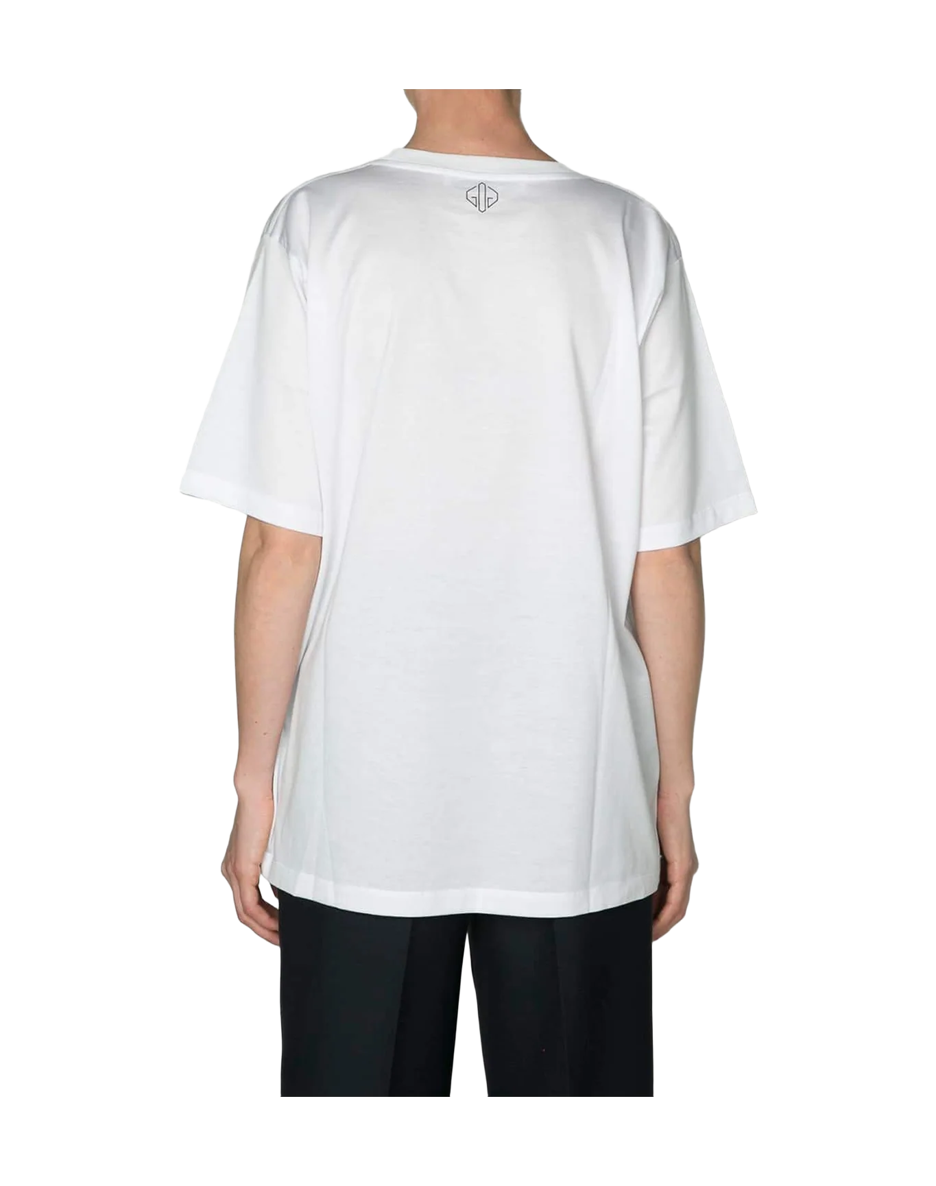 Women | T-Shirt Cindy White/Black Be Golden - Image 2