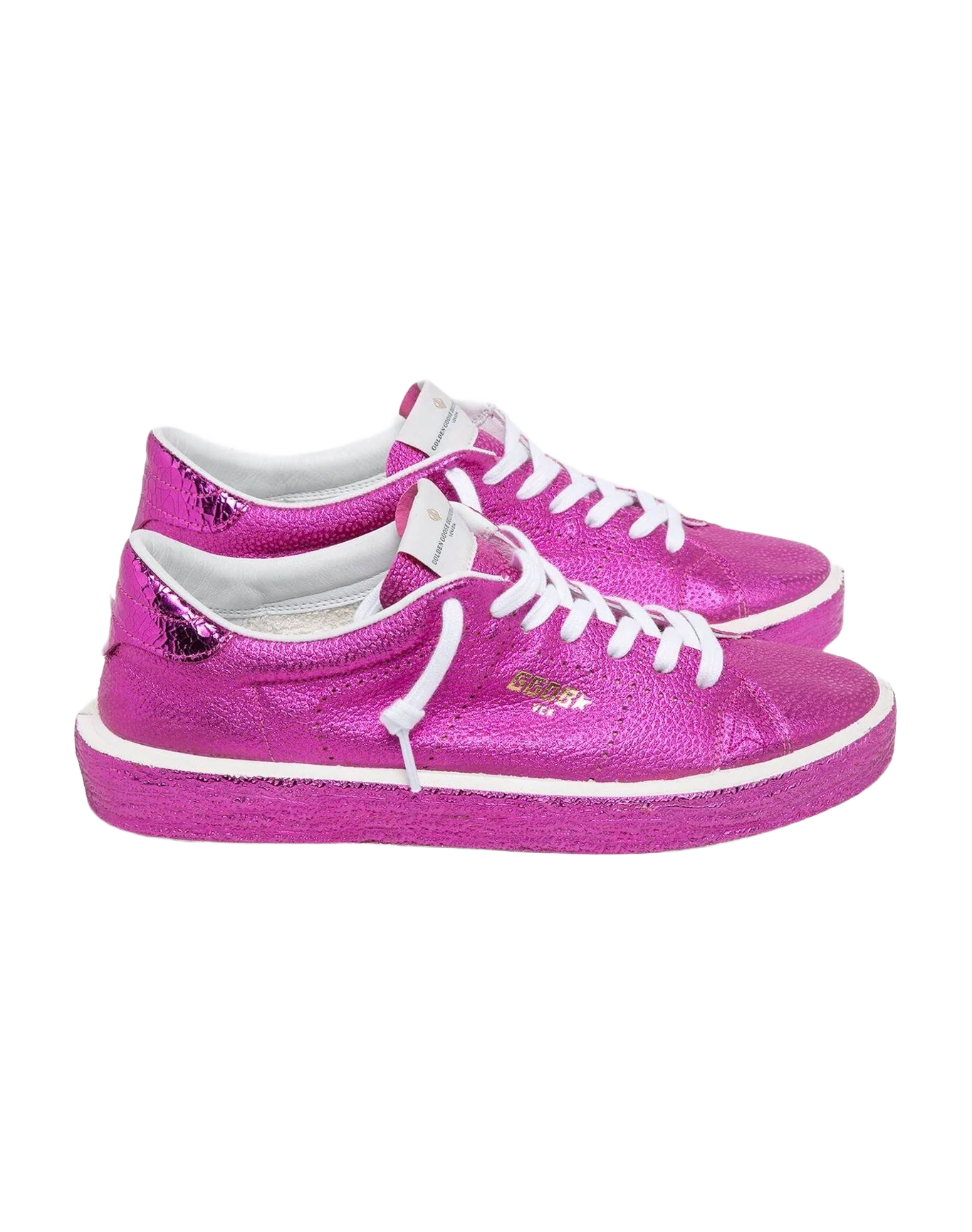 Women | Tennis Sneakers with Fuxia Laminated Sole
