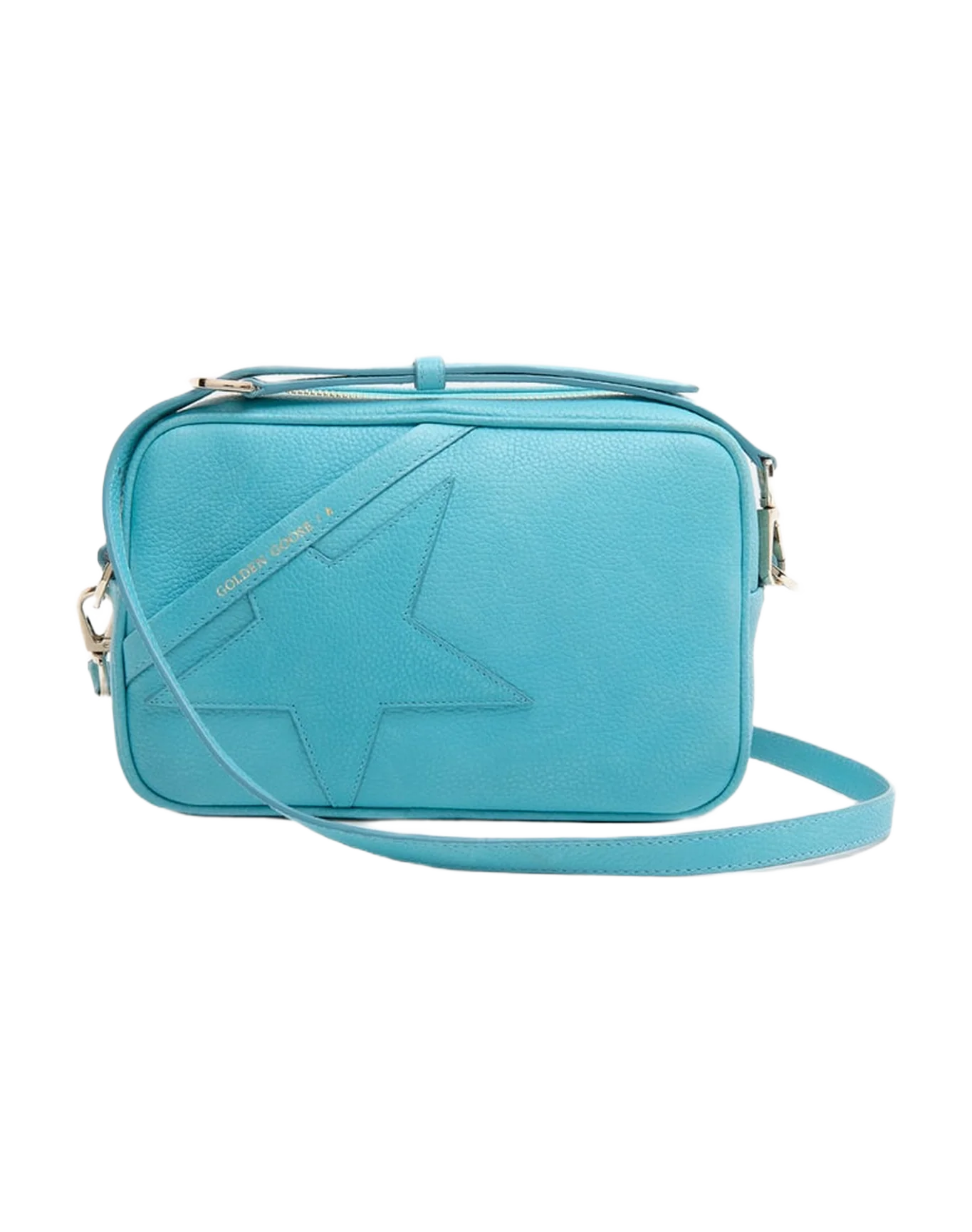Women | Turquoise Star Bag Made Of Hammered Leather - Image 4