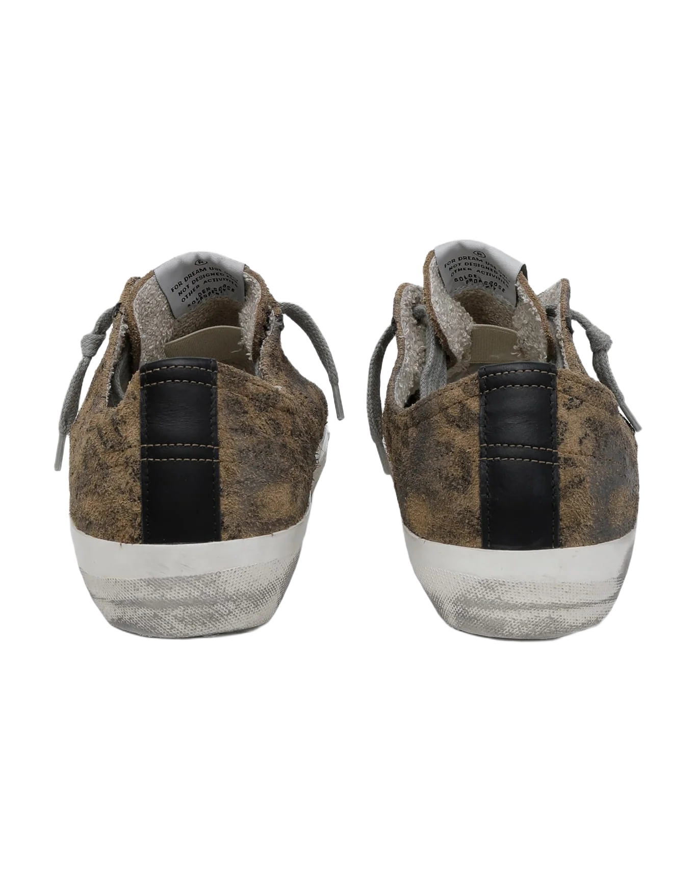 Women | V-Star Ltd Sneakers Leopard-Print Suede with A Black Laminated Leather Star | Beige Brown Leo x Night Blue x Black - Image 4