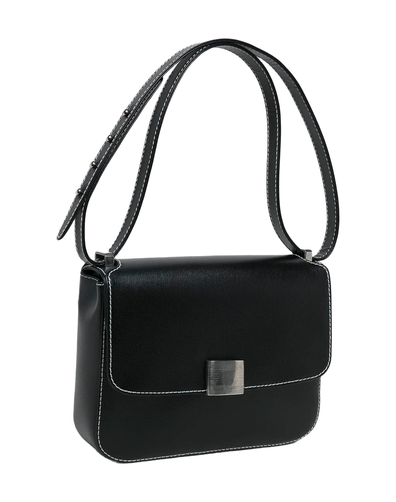 Women | Valentina Bag Black Contrast Stich - Image 2