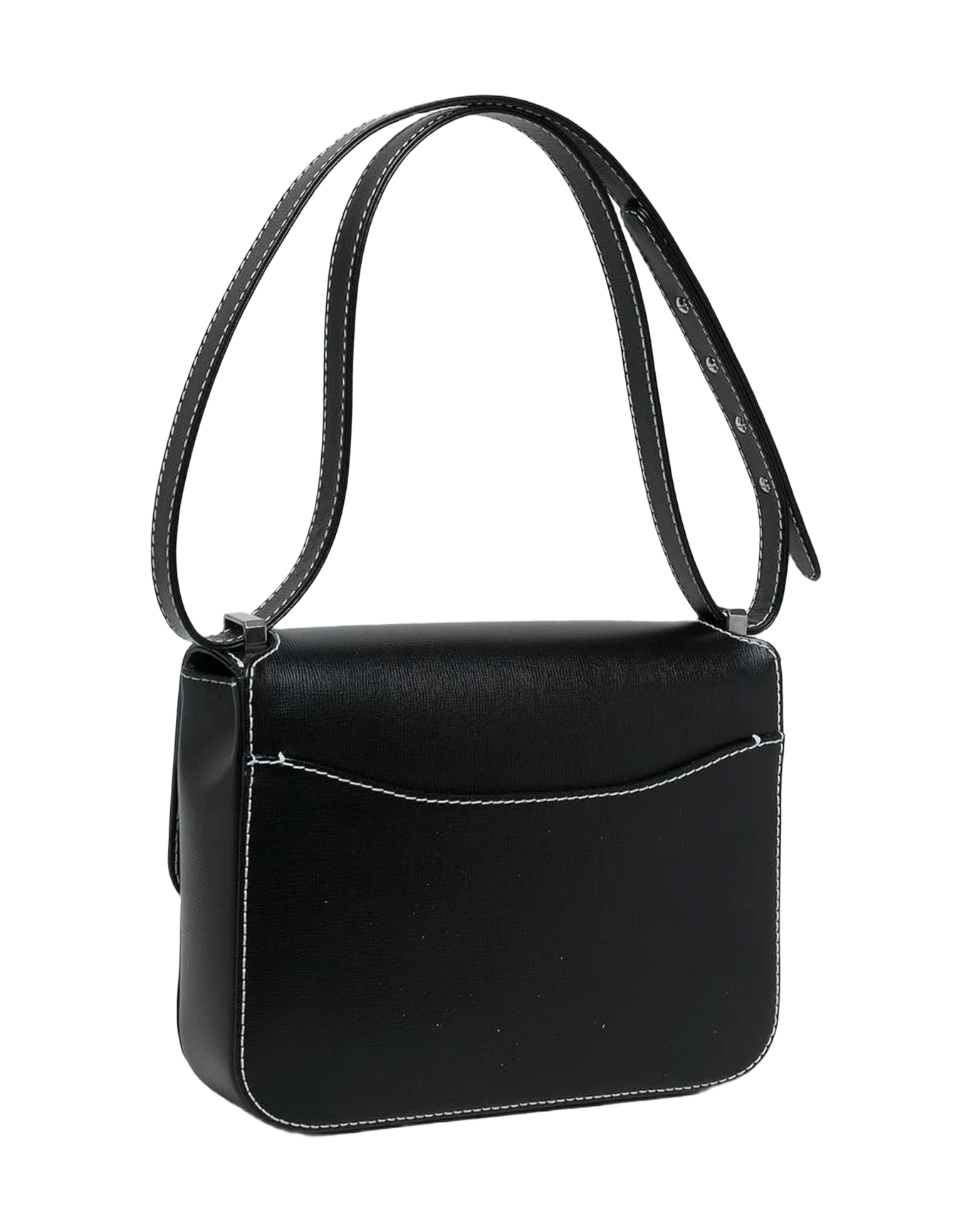 Women | Valentina Bag Black Contrast Stich - Image 3