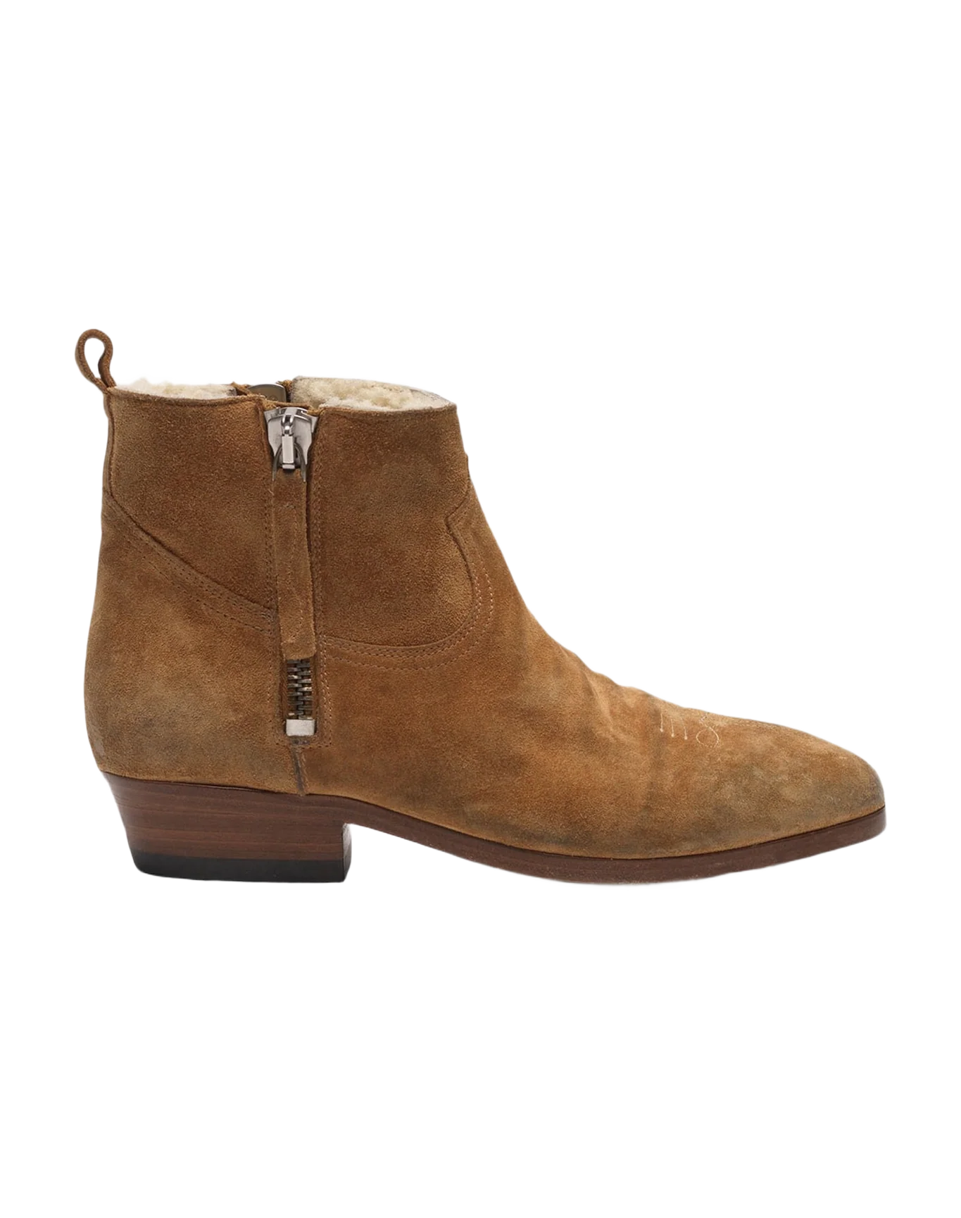 Women | Viand Ankle Boots Suede with Shearling Interior - Image 5