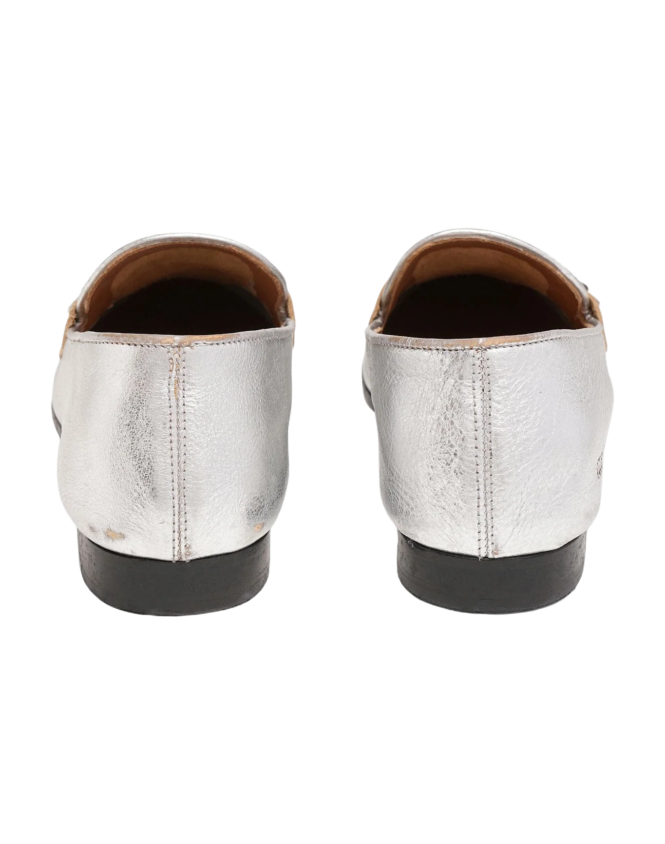 Women | Virginia Loafers Silver Leather - Image 4