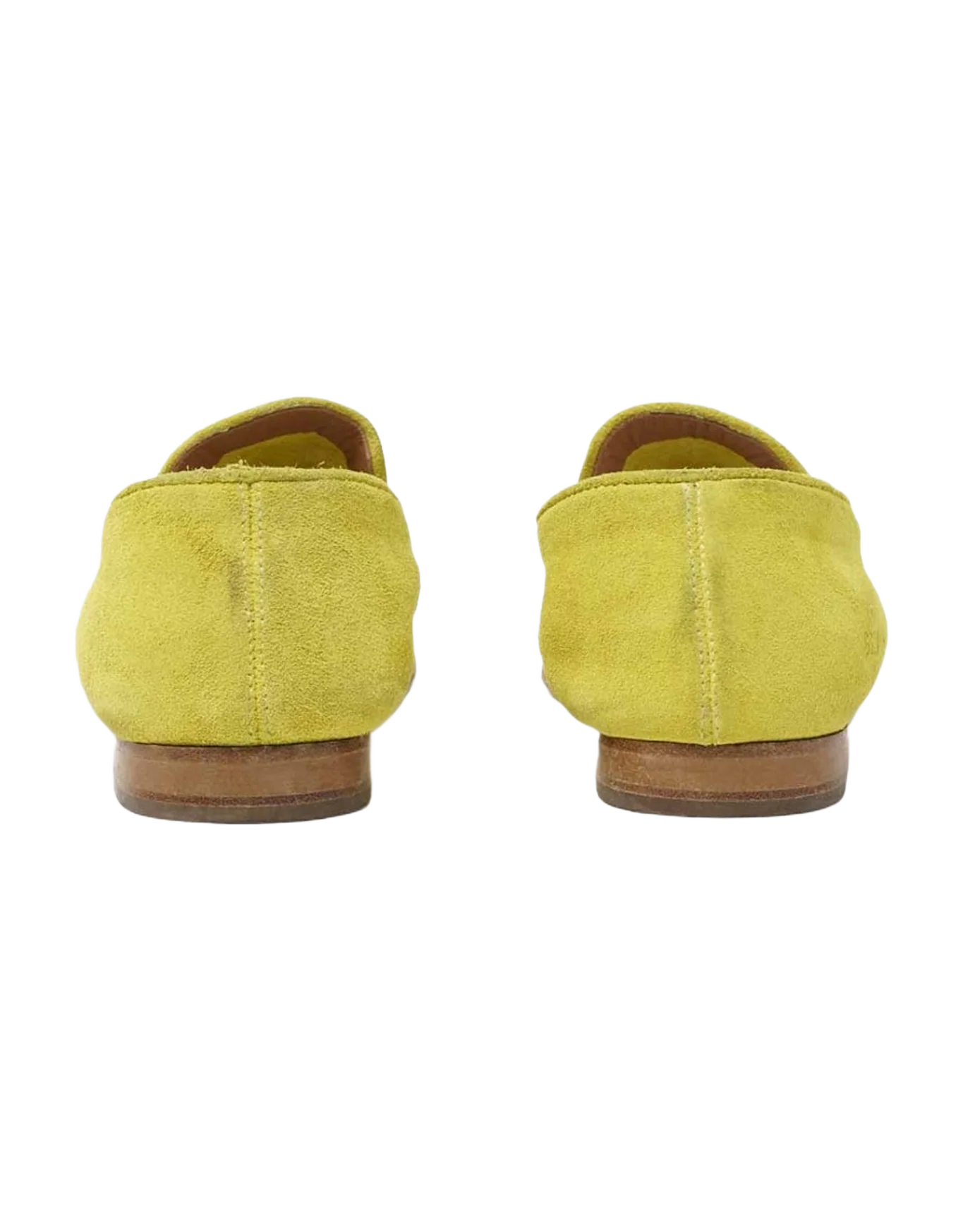 Women | Virginia Loafers Yellow Suede Leather