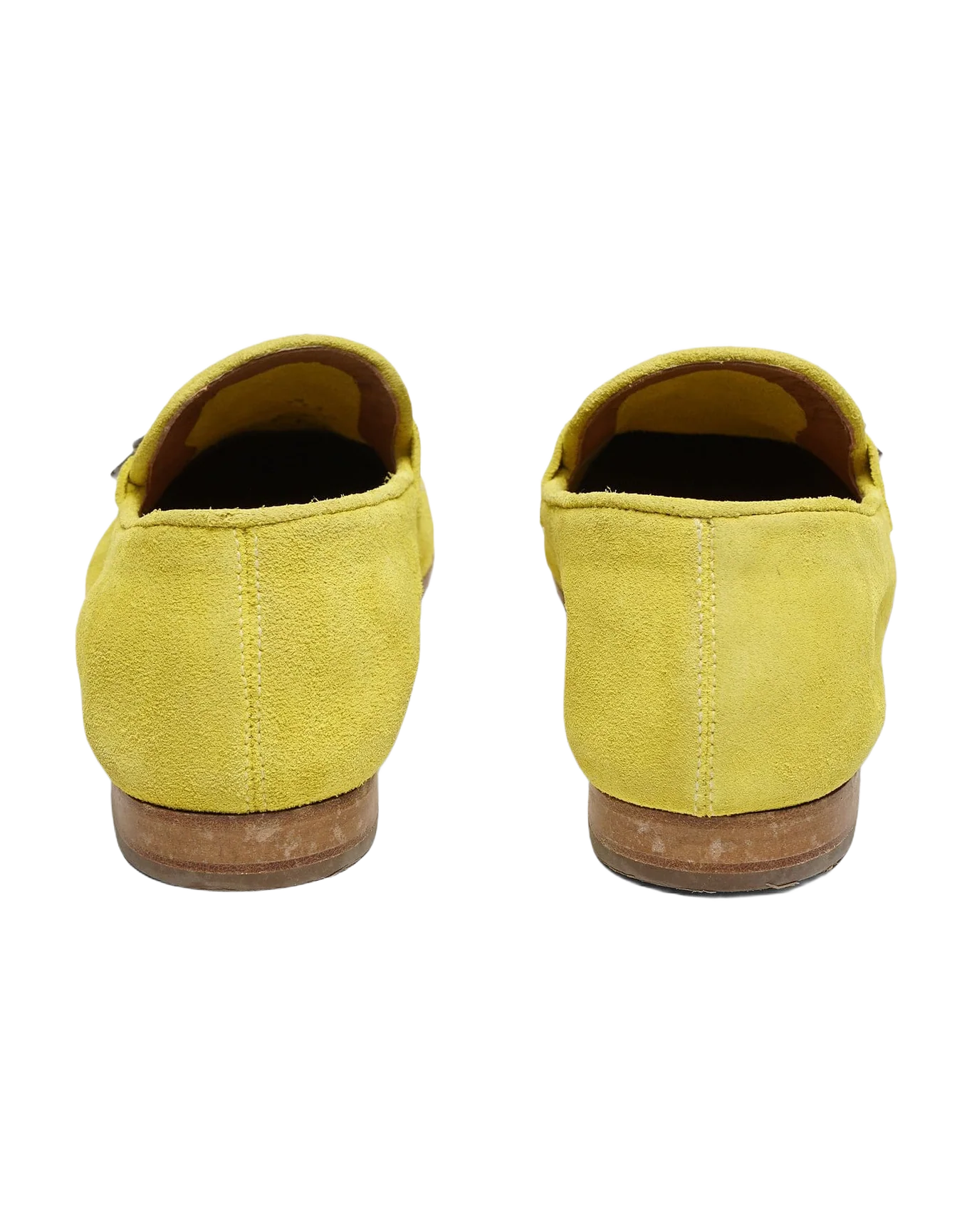 Women | Virginia Loafers Yellow Suede Leather - Image 2