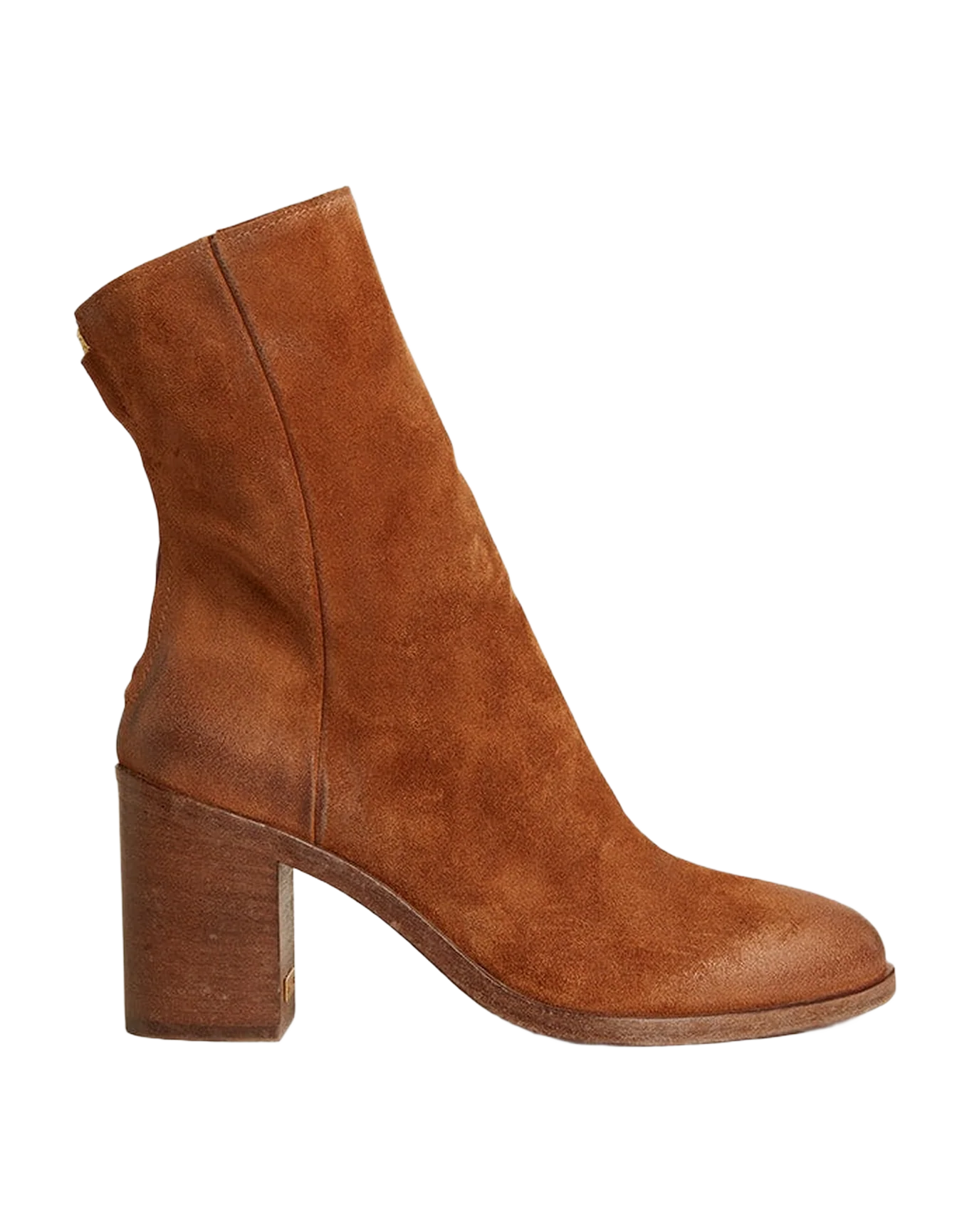 Women | Vivienne Ankle Boots Cognac Suede | Cognac - Image 10
