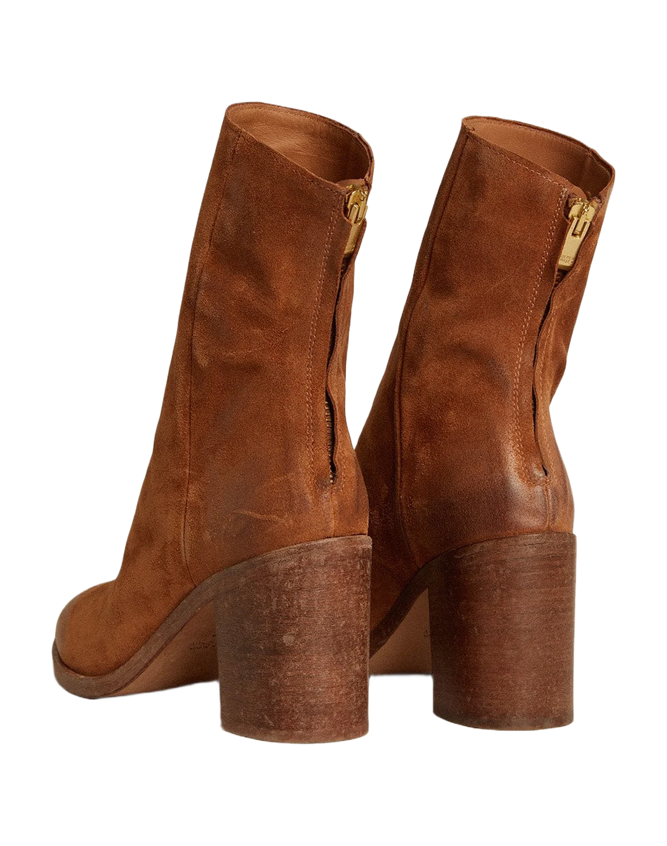 Women | Vivienne Ankle Boots Cognac Suede | Cognac - Image 6