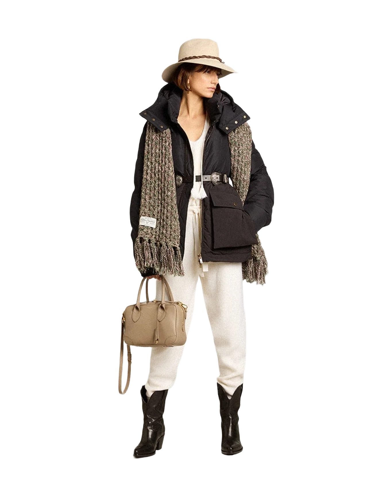 Women | White Jogger Pants | Heritage White