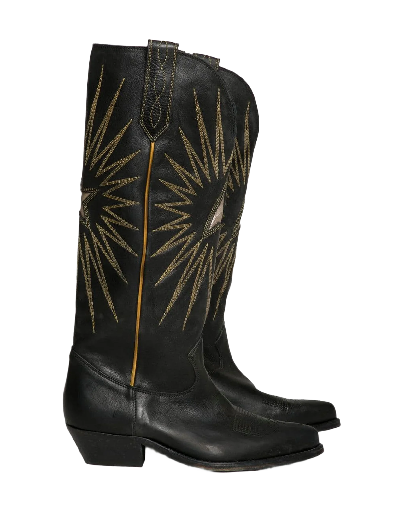 Women | Wish Star Boots Glossy Leather with Cowboy-Style Decoration - Image 3