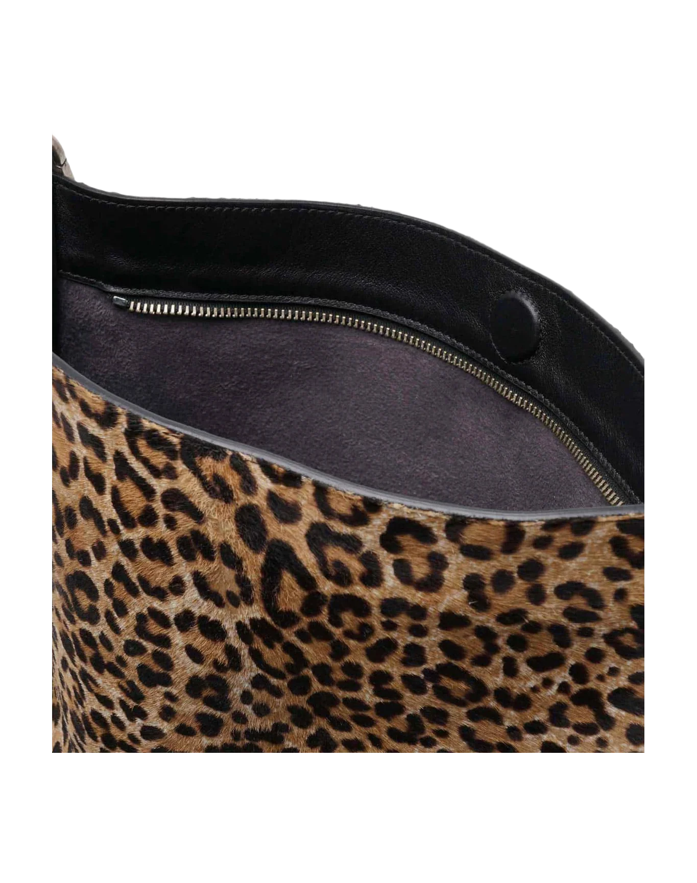 Women | Xl Toast Clutch Bag Leather with Suede Fringes - Image 5