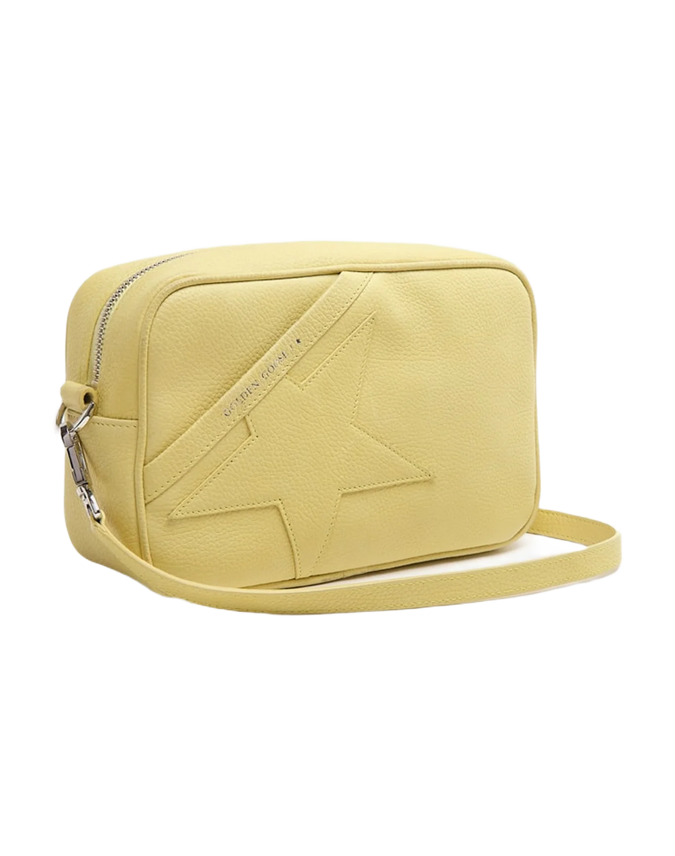 Women | Yellow Star Bag Made Of Hammered Leather - Image 3