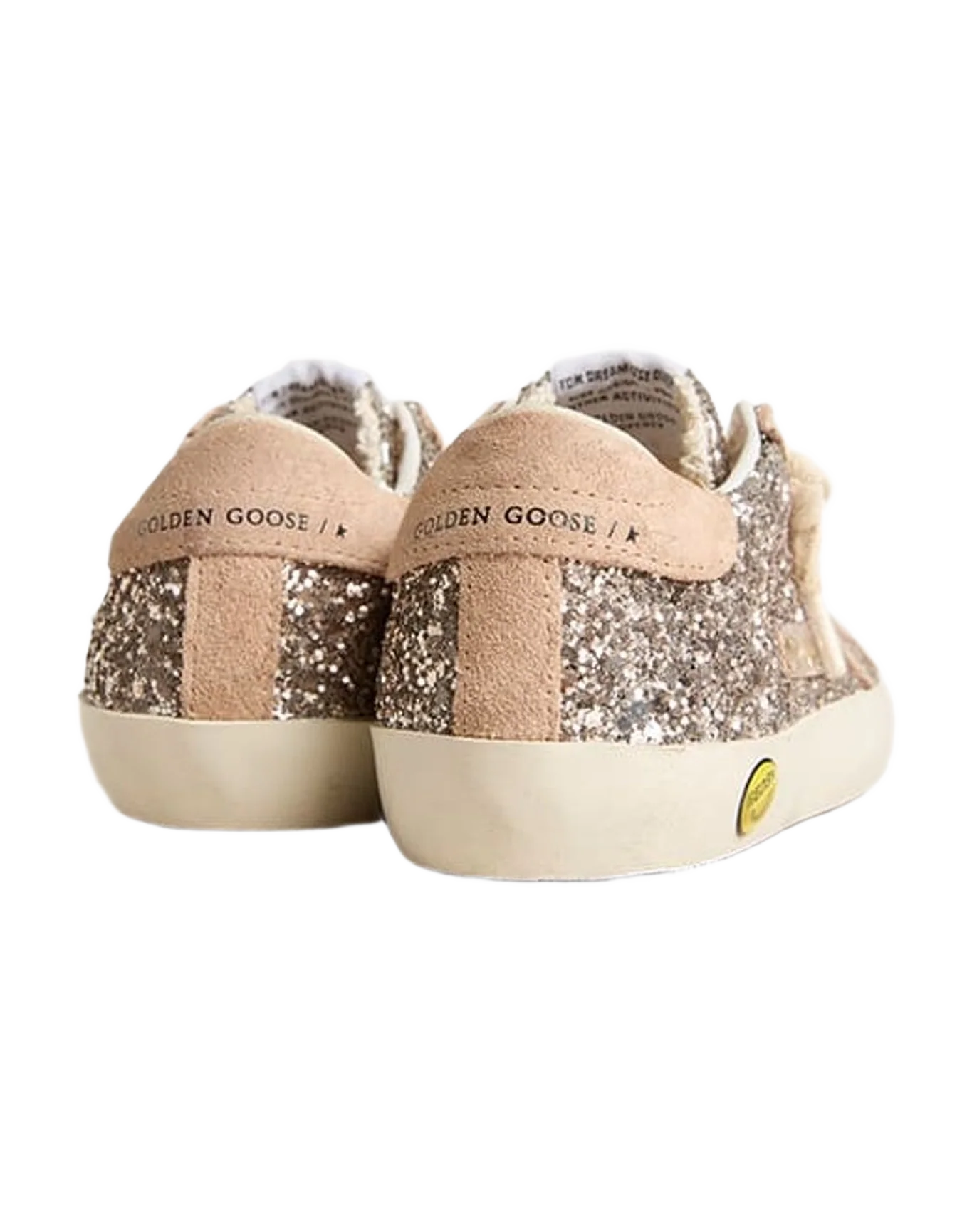 Girl | Junior Super-Star Glitter with Suede Star & Heel Tab | Cinder x Powder Pink (V1) - Image 10