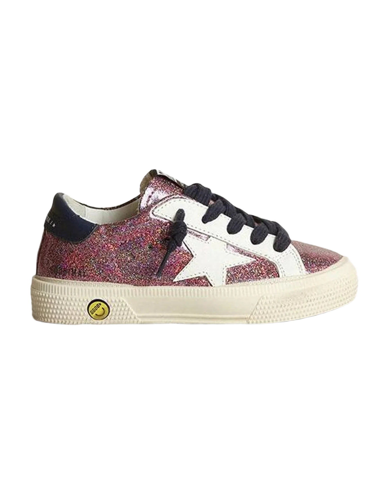 Girl | May Young with & Heel Tab | Purple x Multicolor Glitter x White x Dark Blue (V1) - Image 3