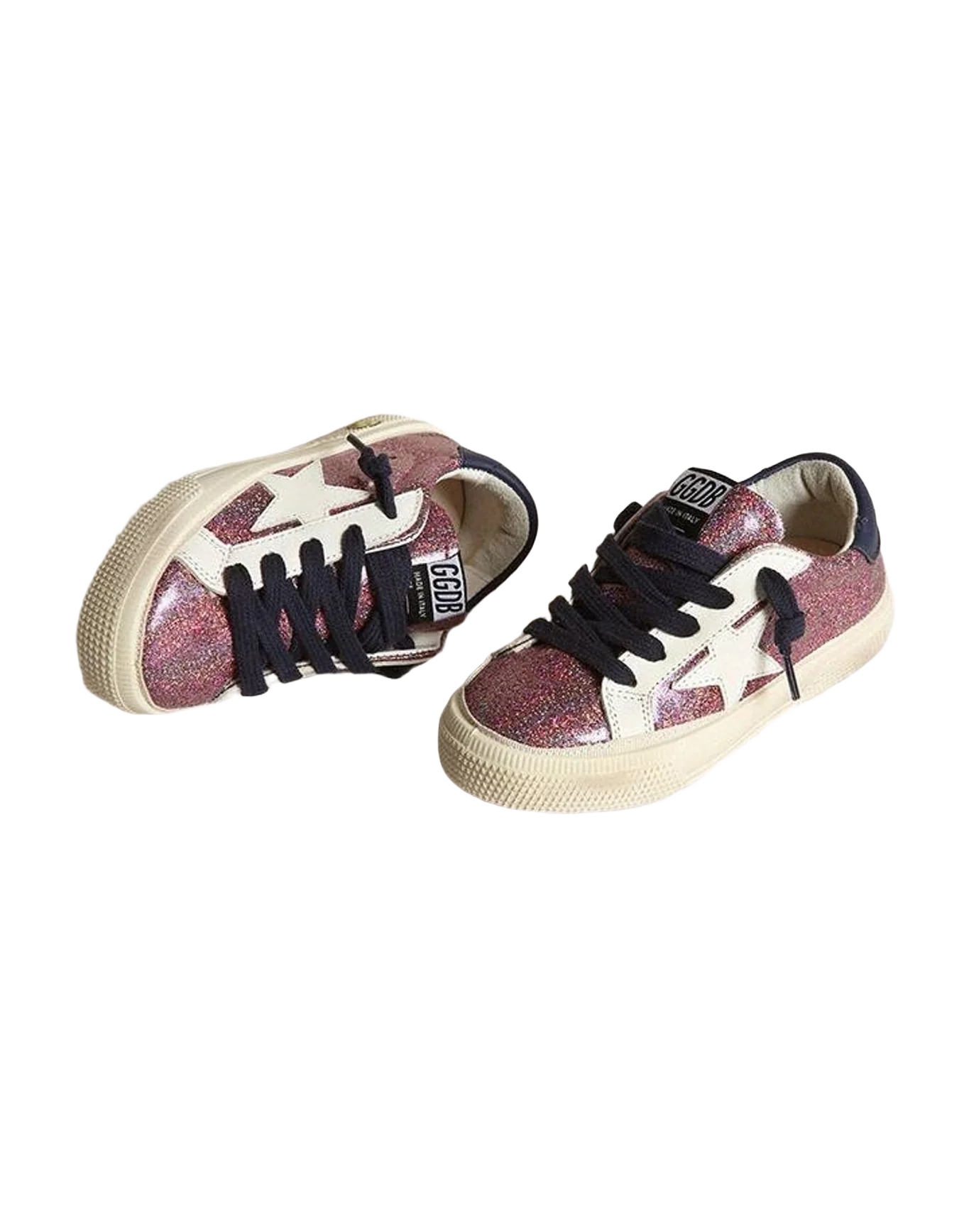 Girl | May Young with & Heel Tab | Purple x Multicolor Glitter x White x Dark Blue (V1) - Image 7