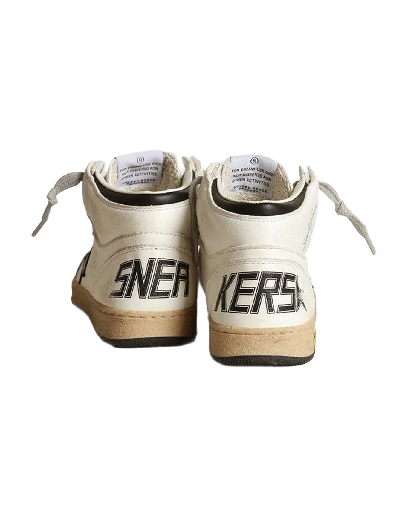 Unisex | Young Sky Star Nappa with Star & Heel Tab | White x Black (V1) - Image 3