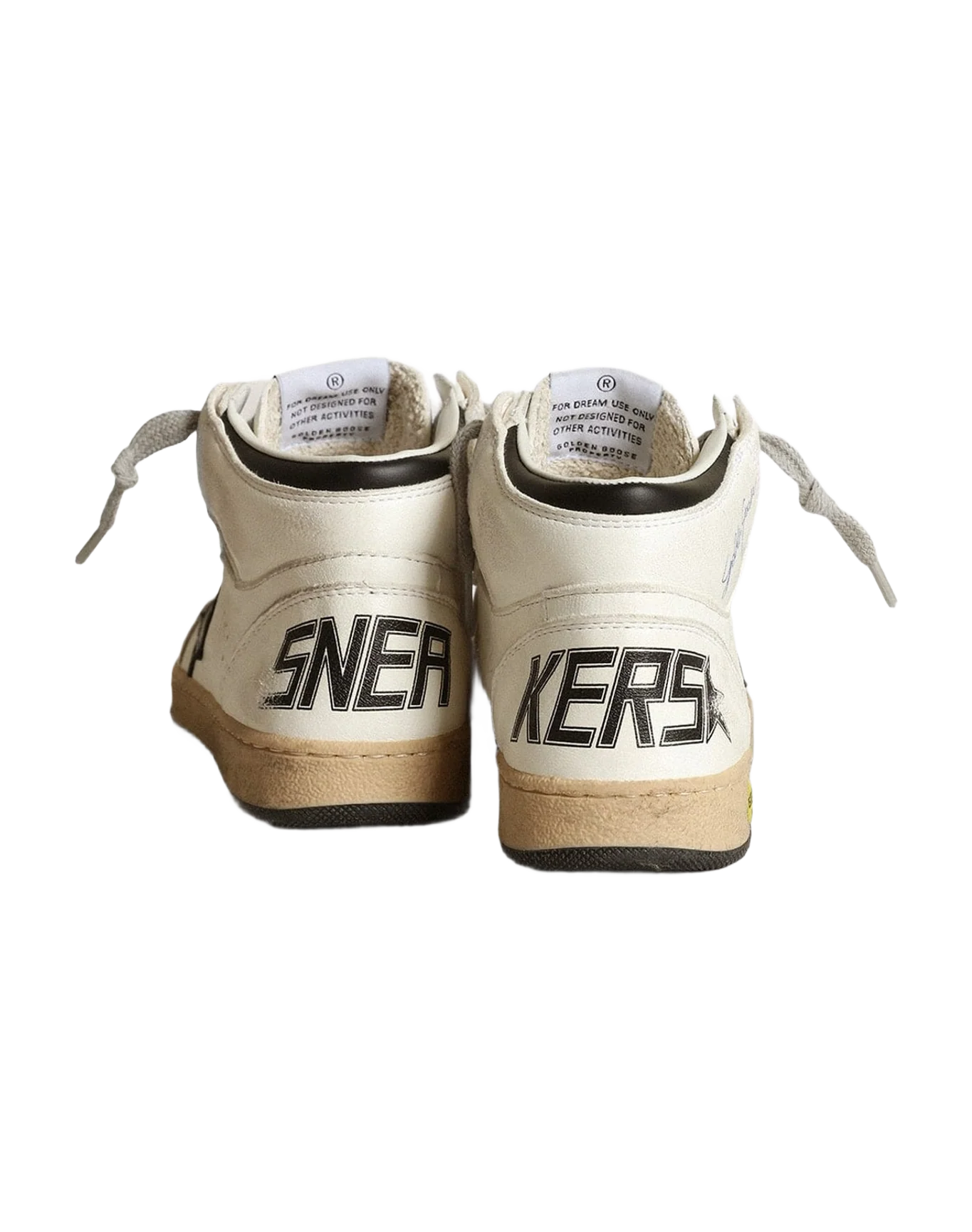 Unisex | Young Sky Star Nappa with Star & Heel Tab | White x Black (V1) - Image 9