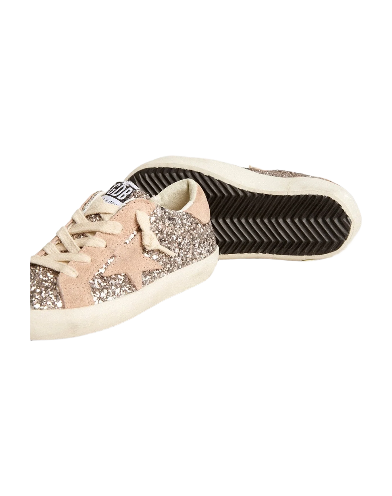 Girl | Young Super-Star Glitter with Suede Star & Heel Tab | Cinder x Powder Pink (V2)
