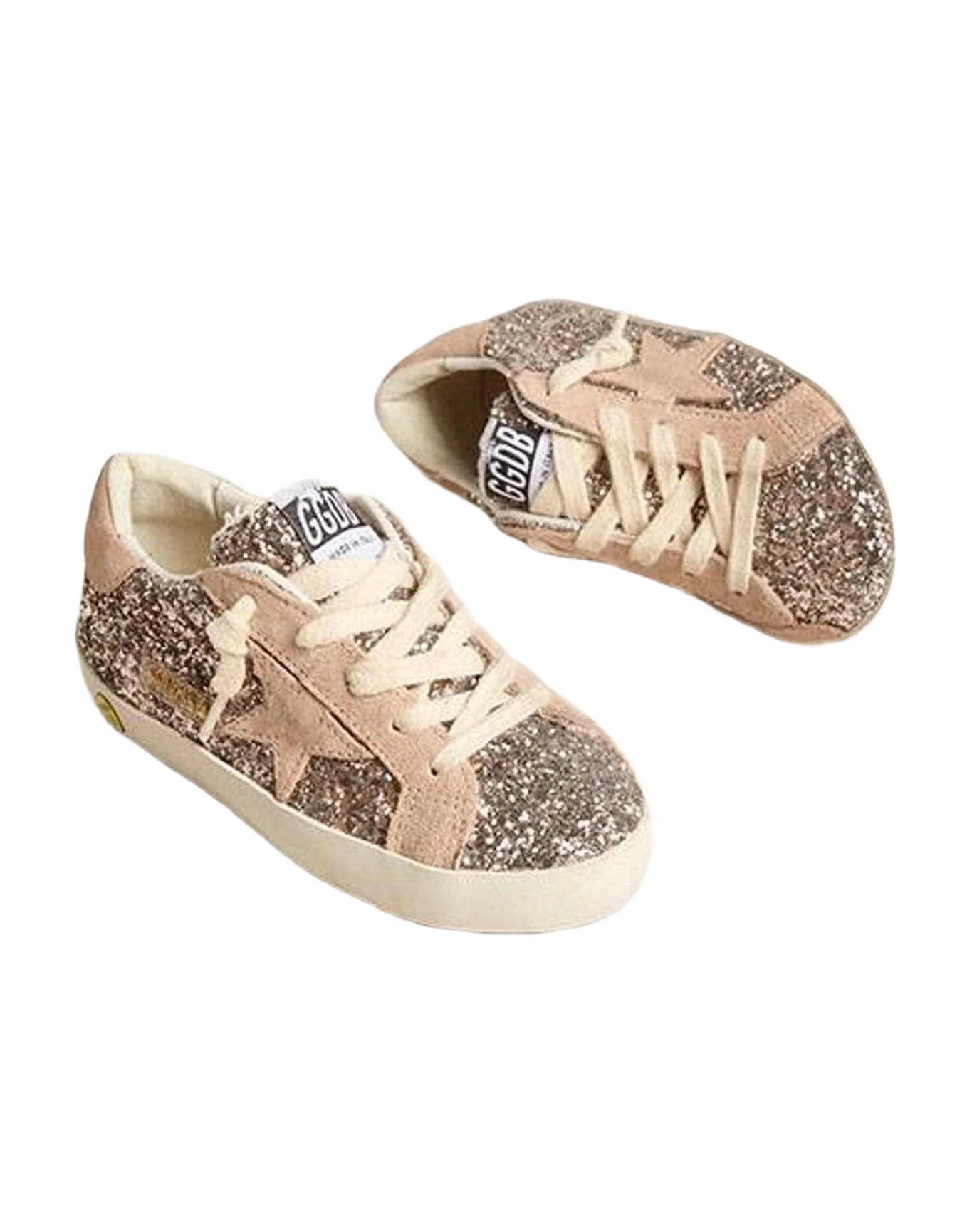 Girl | Young Super-Star Glitter with Suede Star & Heel Tab | Cinder x Powder Pink (V2) - Image 3