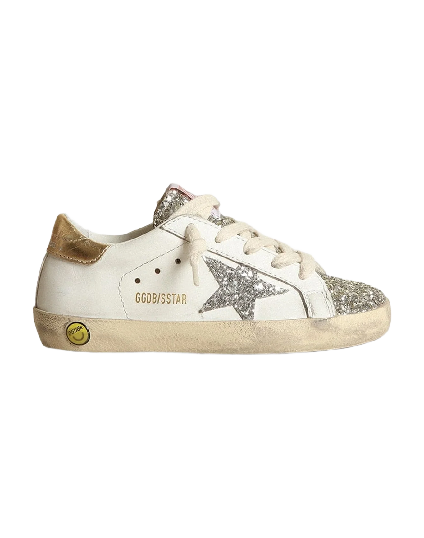 Girl | Young Super-Star with Glitter Star & Platinum Tongue | White x Silver x Gold (V2) - Image 5