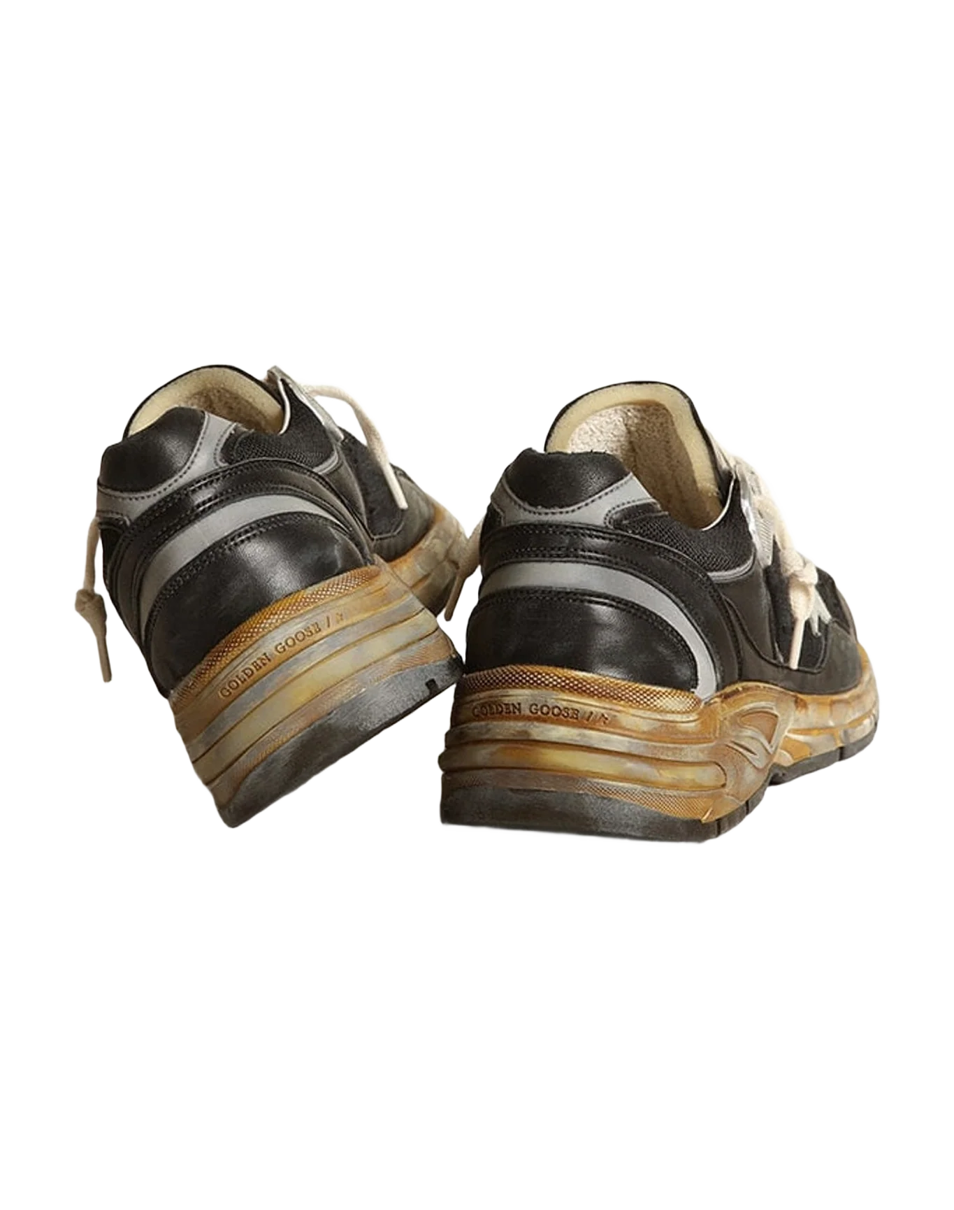 Men | Dad Star Mesh & Nappa with Colored Star | Black x Silver x Ice (V1) - Image 4