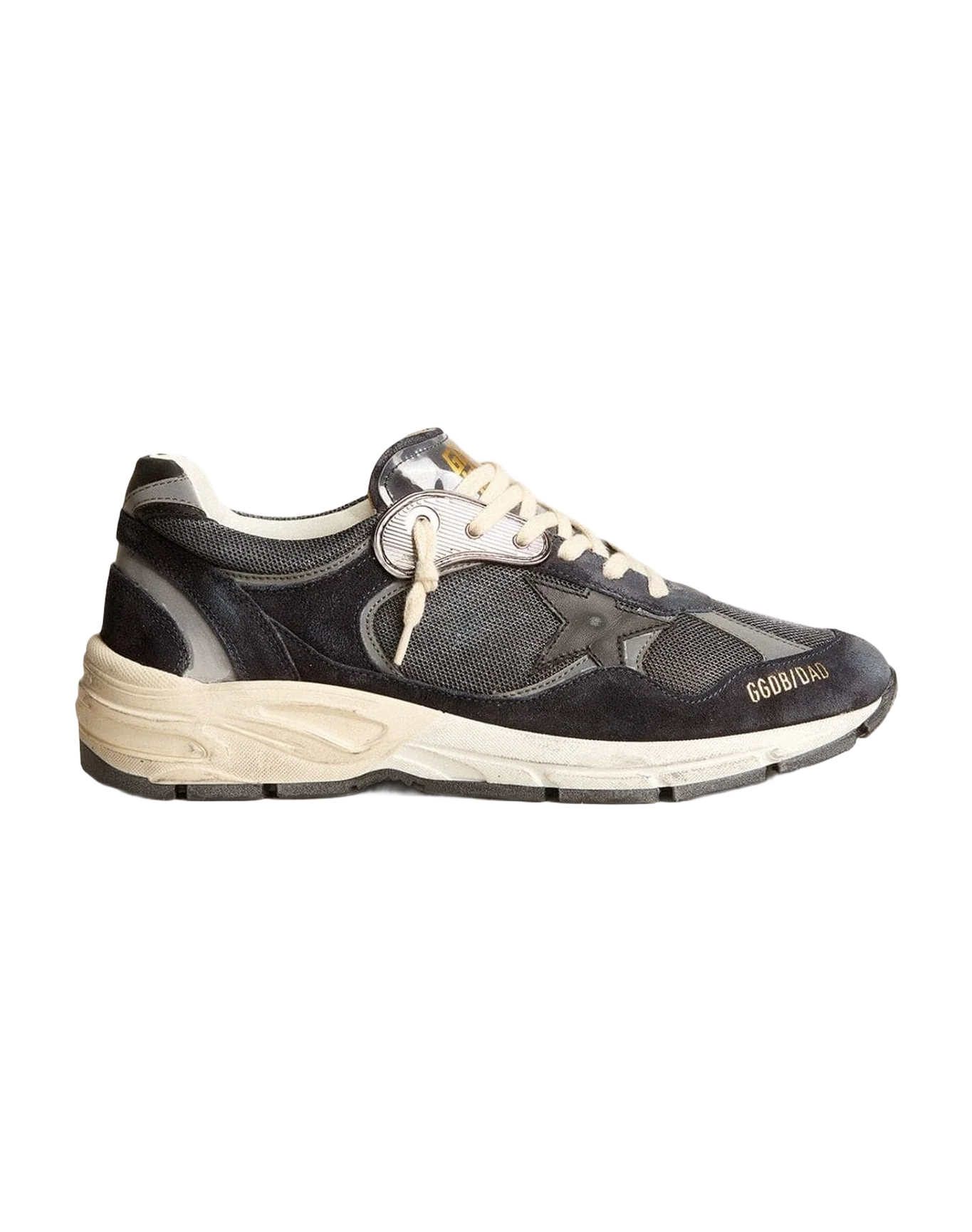 Men | Dad Star Mesh & Suede with Star | Dark Blue x Silver x Black (V2) - Image 5