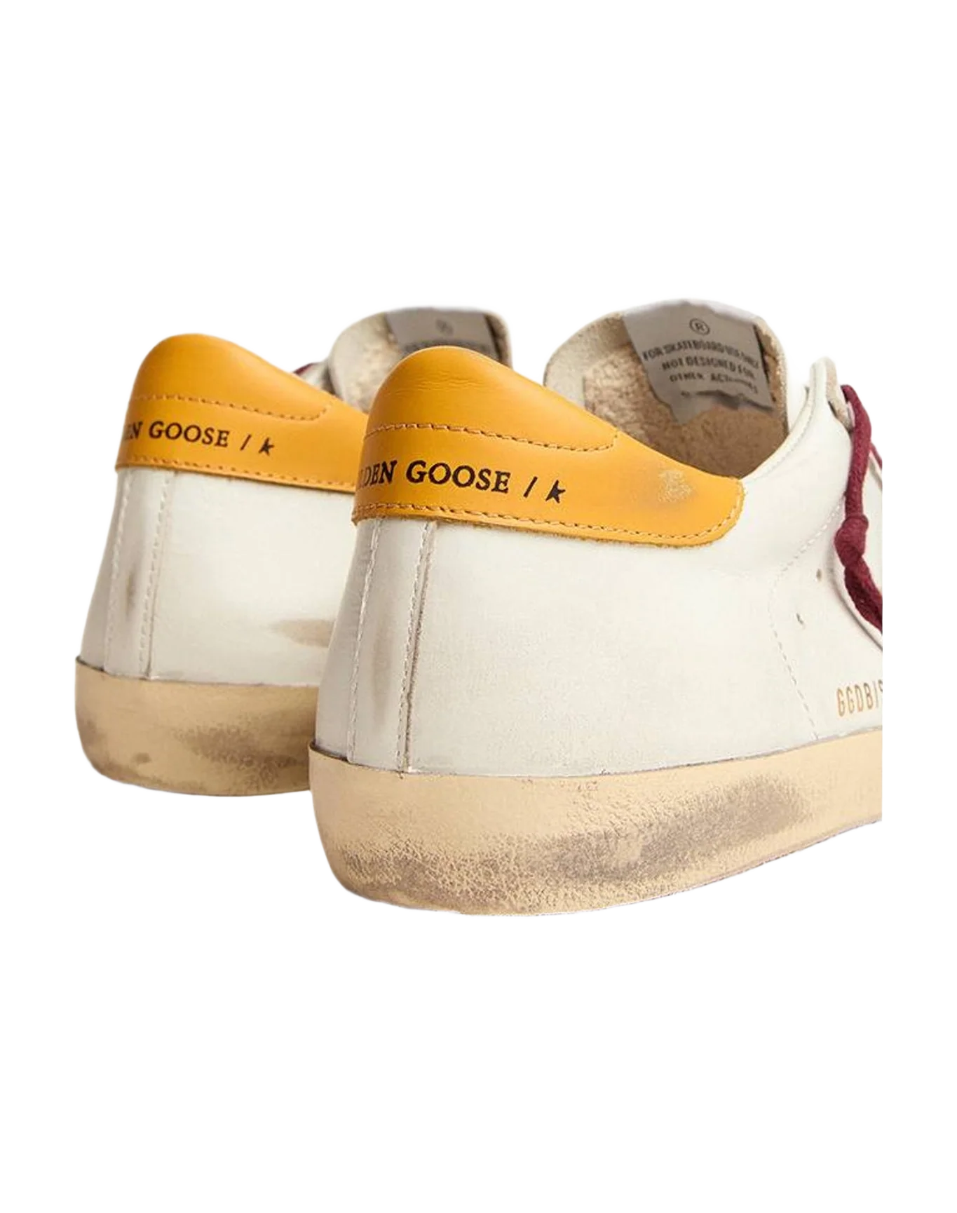 Men | Super-Star Sneaker Leather with Brown Phyton Star & Gold Heel Tab | White x Beige x Golden Glow (V1) - Image 5