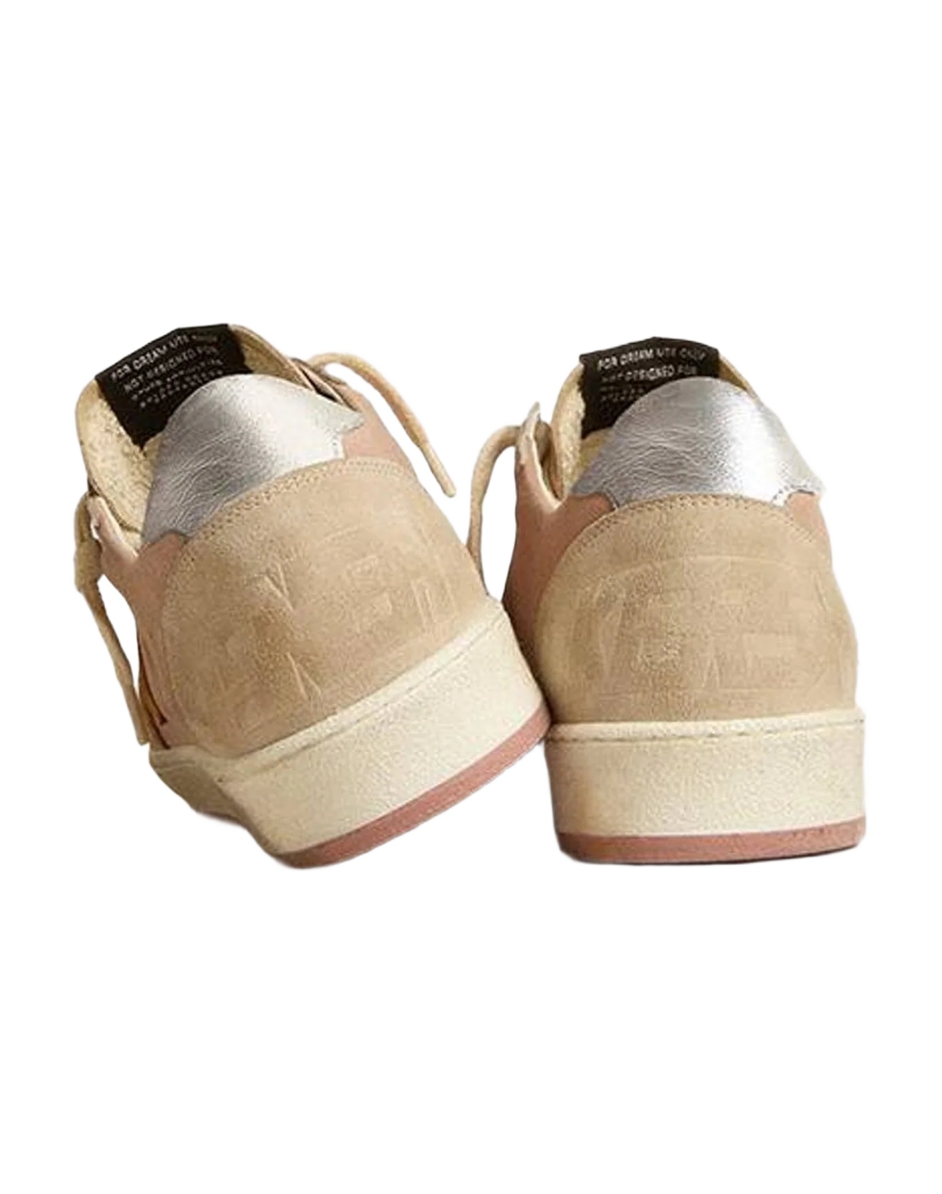 Women | Ball Star Suede with Orange Star & Silver Metallic Heel Tab | Ash Rose x White x Grey x Cathay Spice (V2) - Image 9