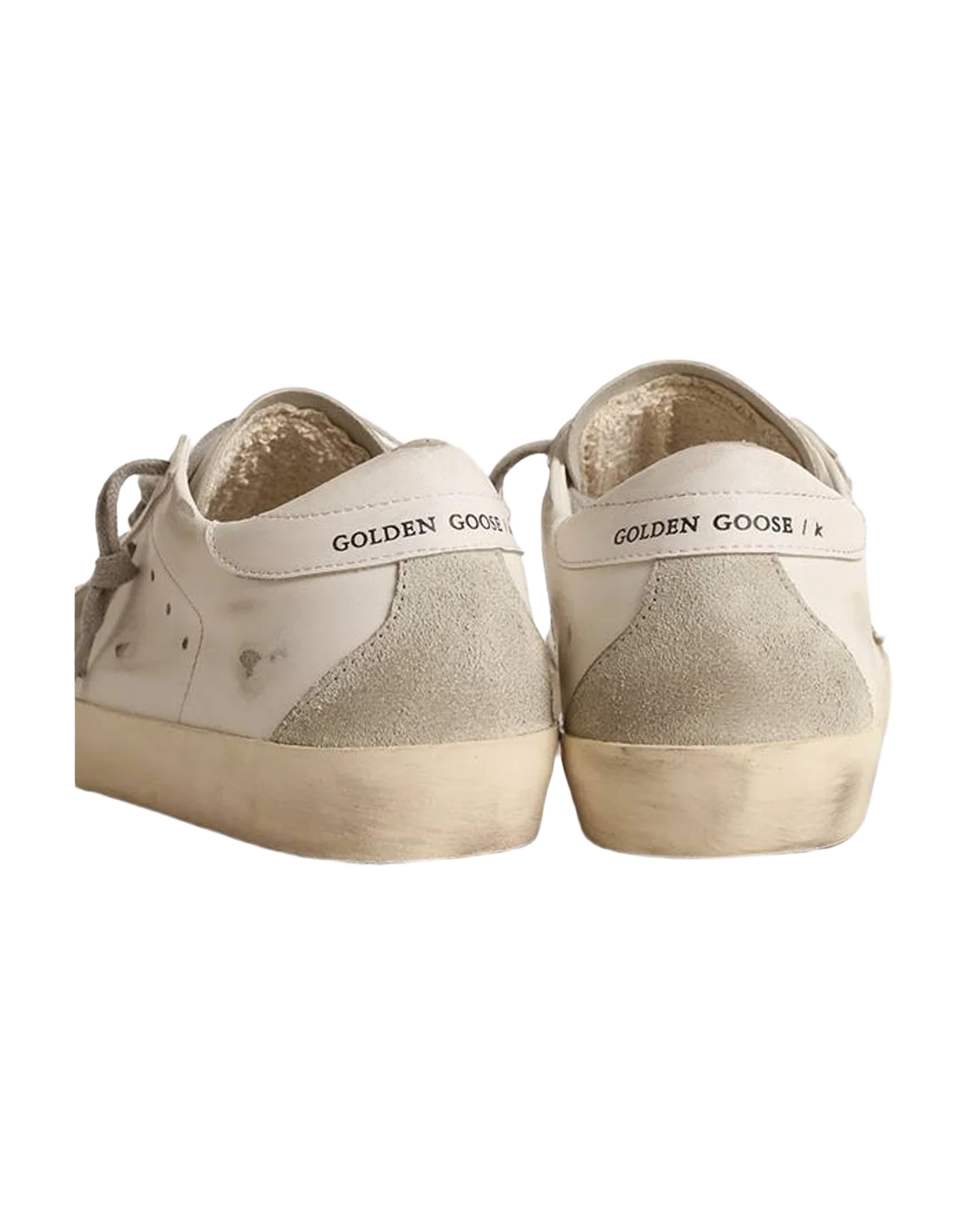 Women | Bio Based Super-Star with Gray Suede Star | White x Ice (V2) - Image 3