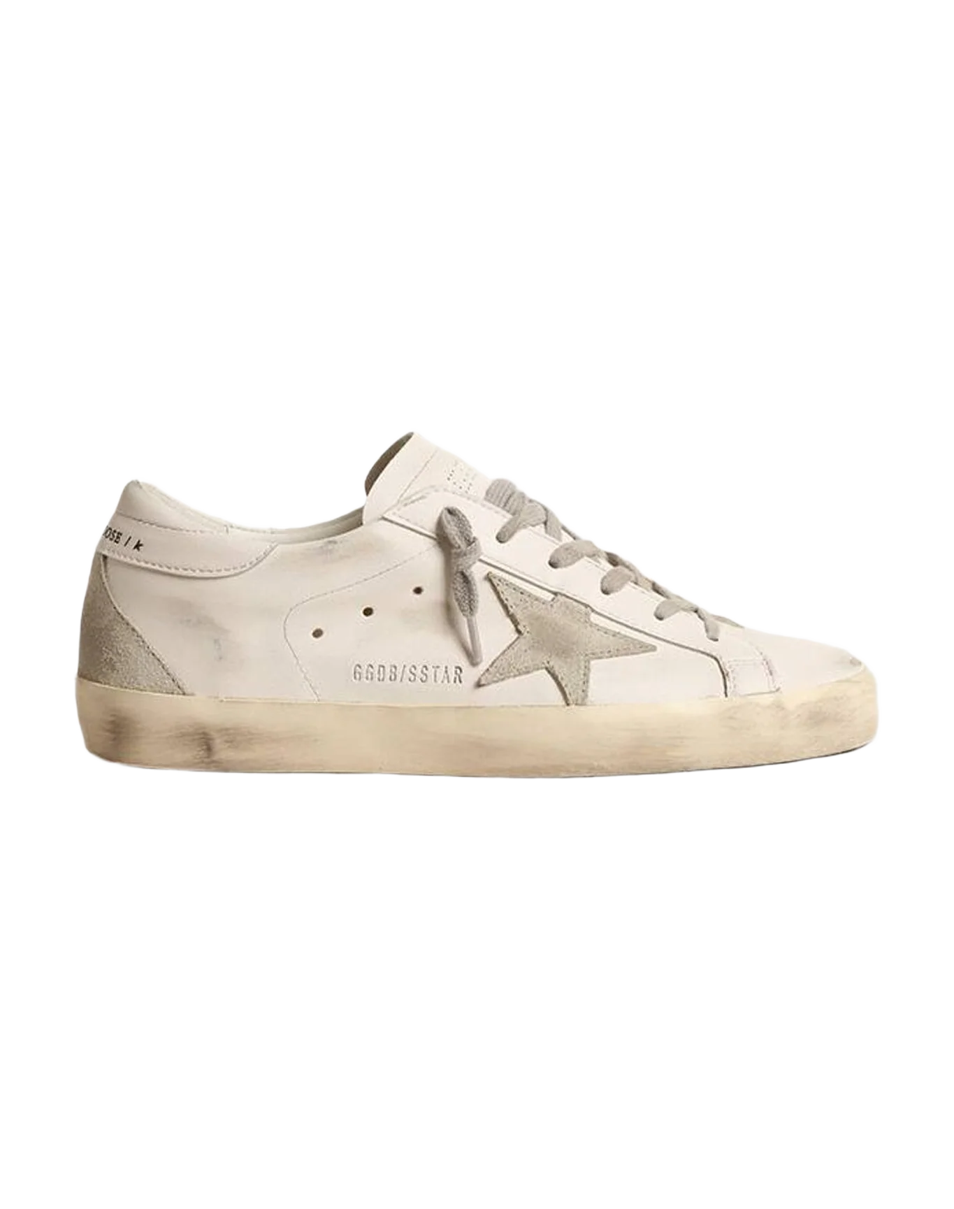 Women | Bio Based Super-Star with Gray Suede Star | White x Ice (V2) - Image 7