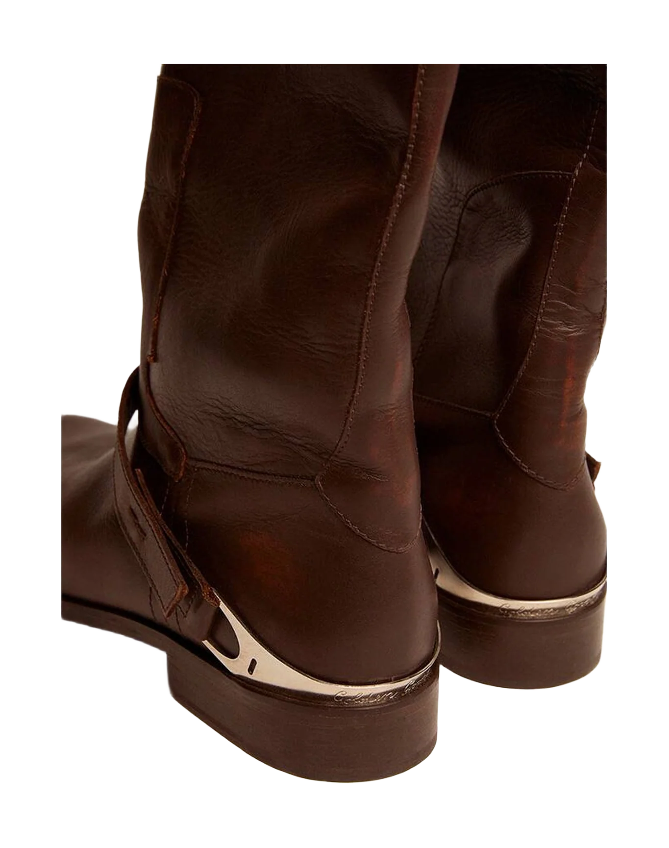Women | Charlie Boots Leather & Clamp On The Heel | Dark Brown (V1) - Image 5