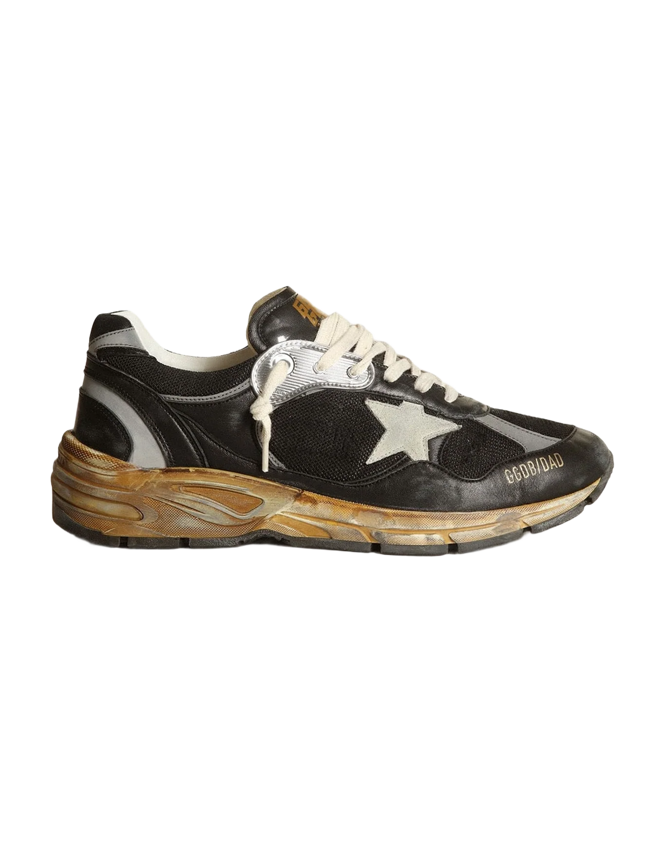 Women | Dad Star Mesh & Nappa with Colored Star | Black x Silver x Ice (V2) - Image 10